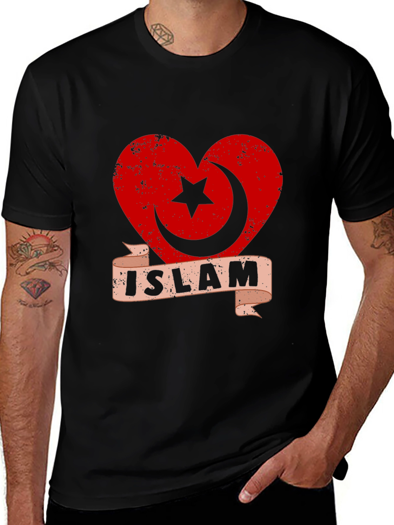 Islam Heart T-Shirt - Express Your Faith!