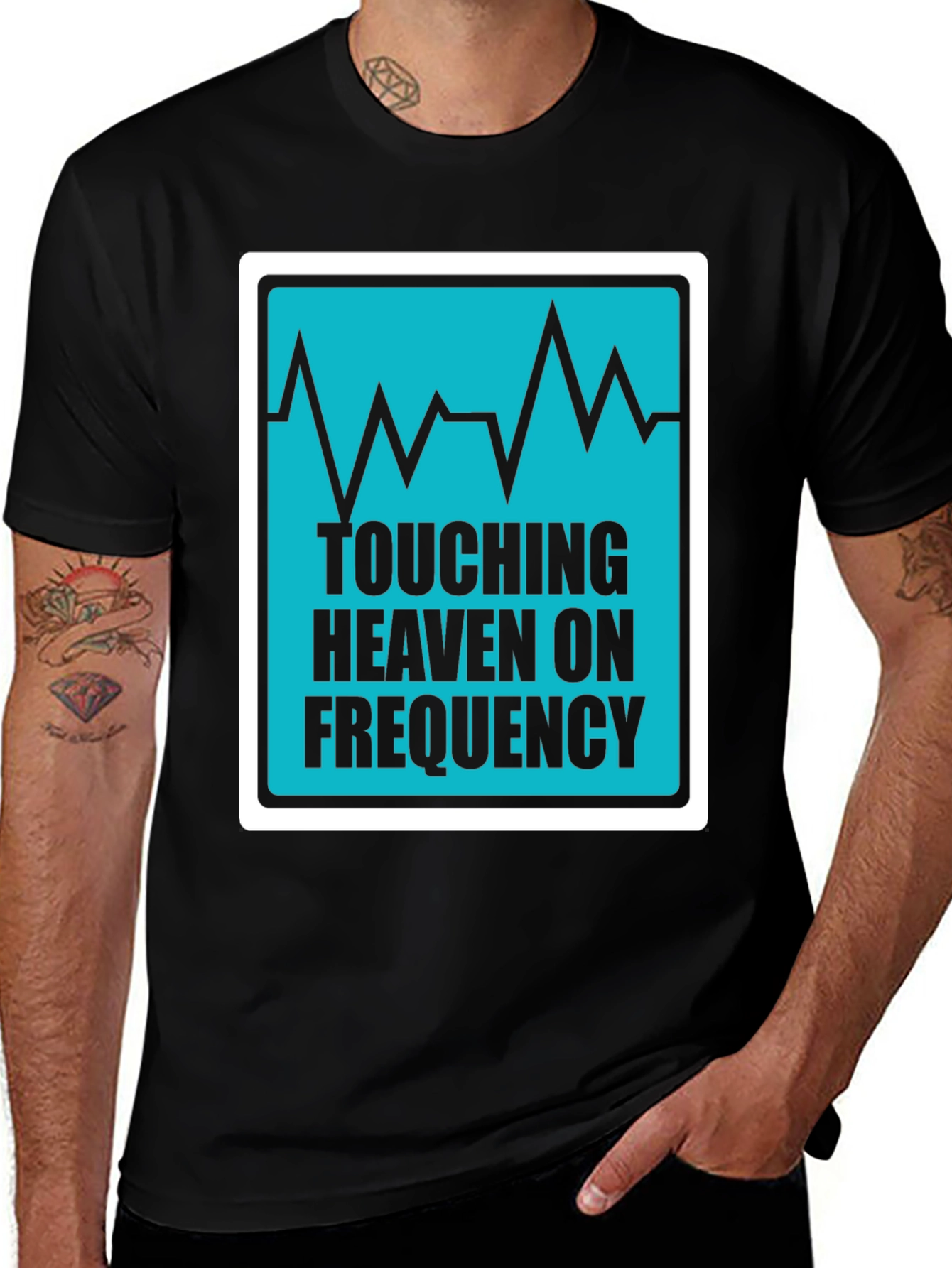Variant 13 of Touching Heaven on Frequency Graphic T-Shirt