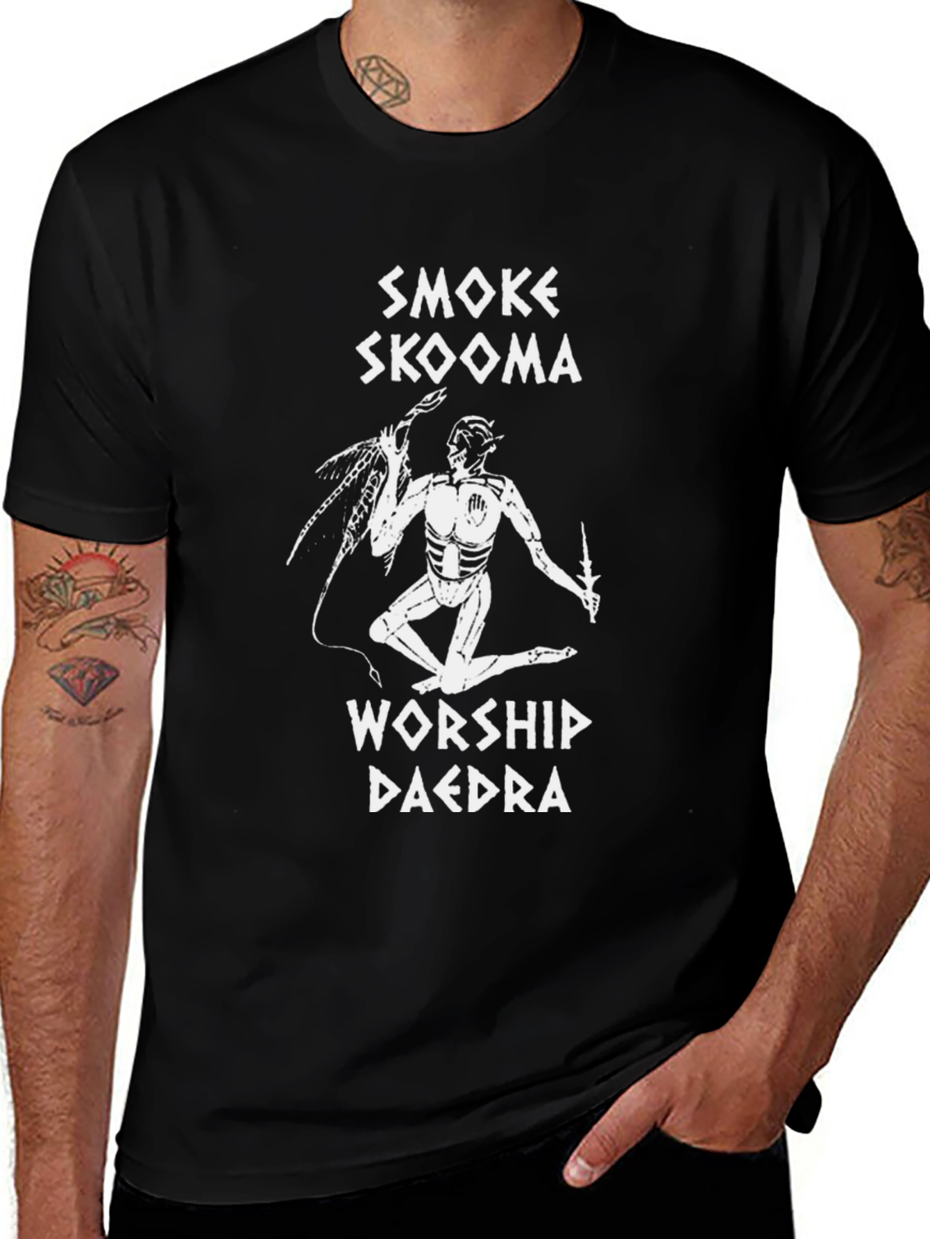 Variant 3 of Smoke Skooma Worship Daedra T-Shirt