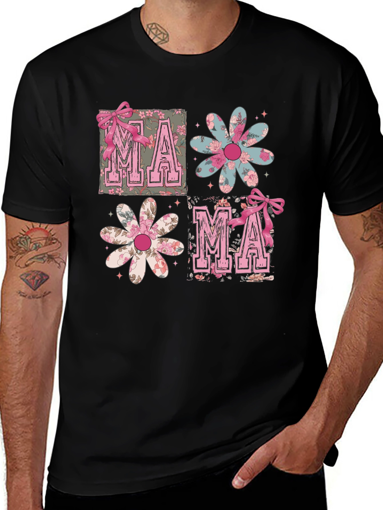 Floral Mama Graphic Tee - Cute Mother's Day Shirt