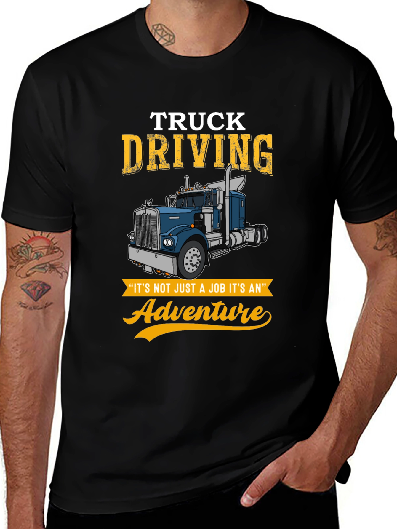 Variant 22 of Truck Driving Adventure Graphic T-Shirt