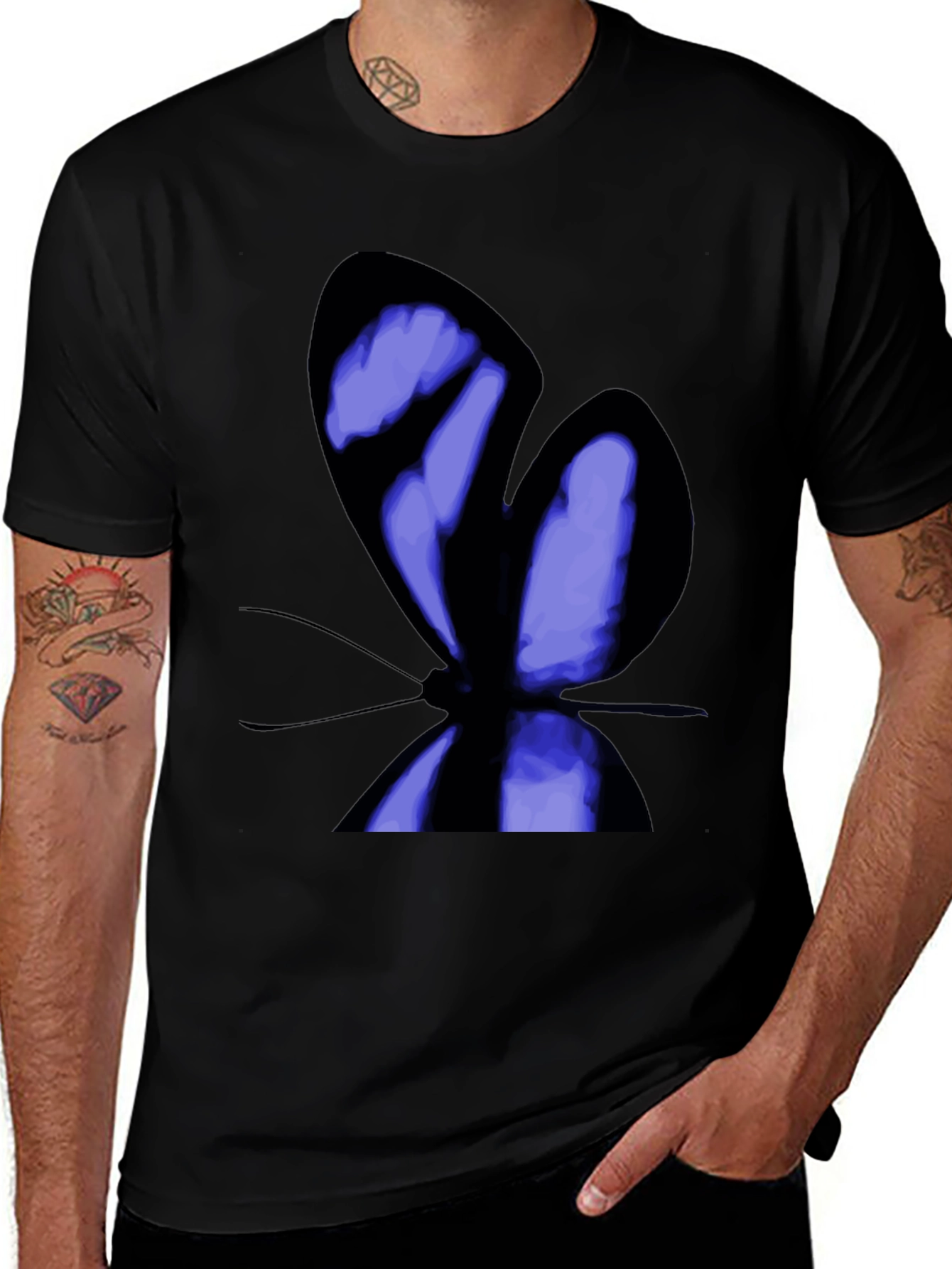 Variant 10 of Butterfly Graphic Print T-Shirt