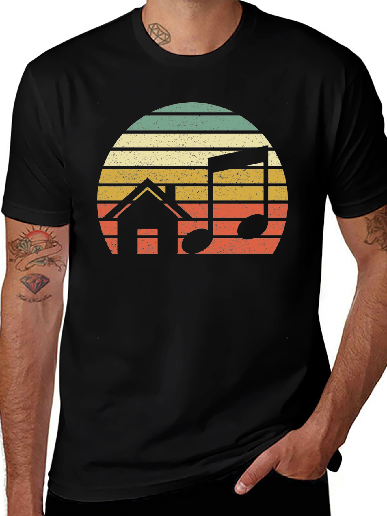 Retro House Music T-Shirt