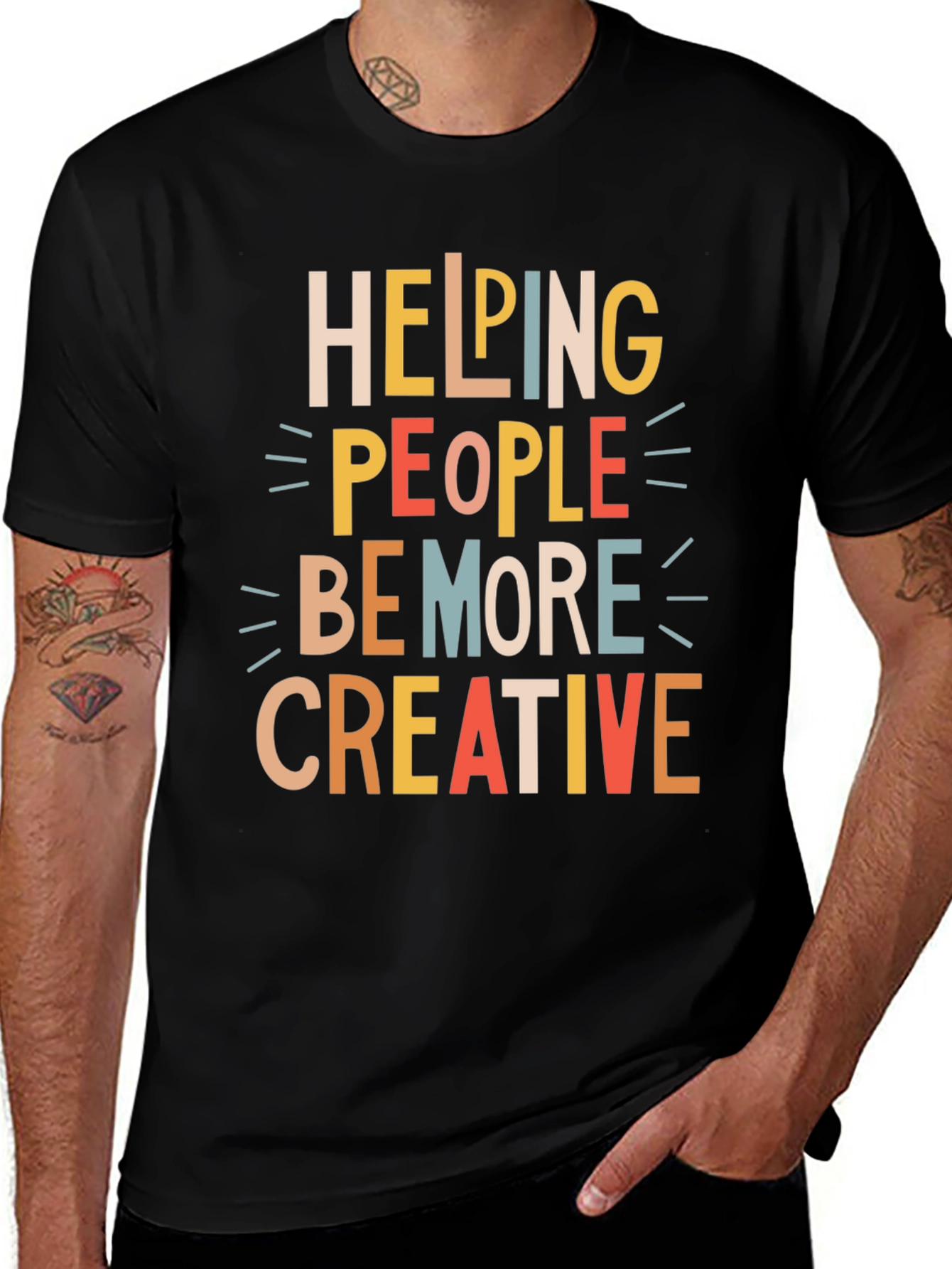 Variant 24 of Helping People Be More Creative Graphic Tee