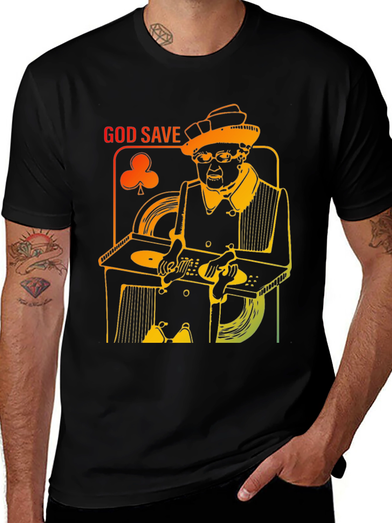 Variant 24 of God Save the Queen DJ T-Shirt