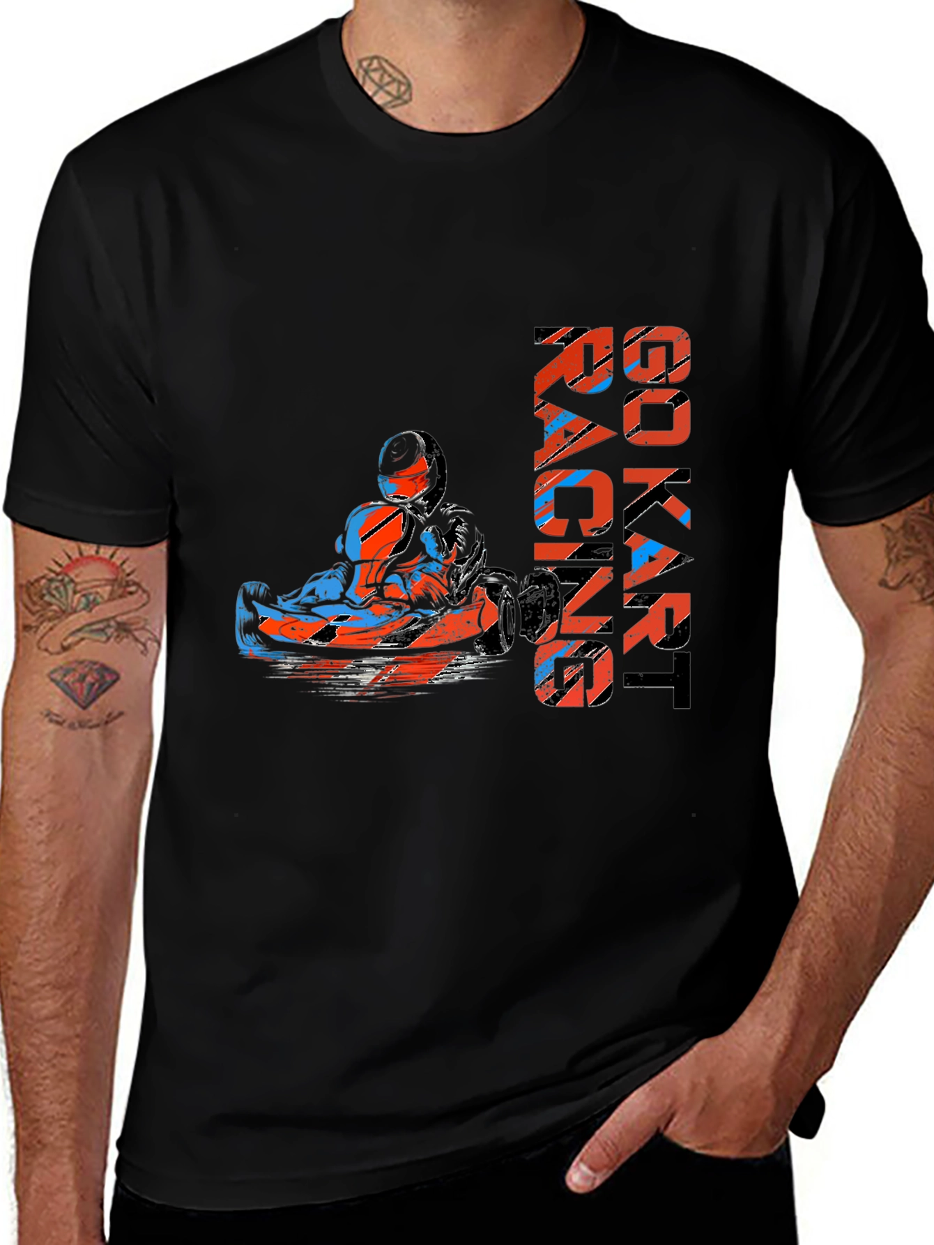 Variant 24 of Go Kart Racing Graphic T-Shirt