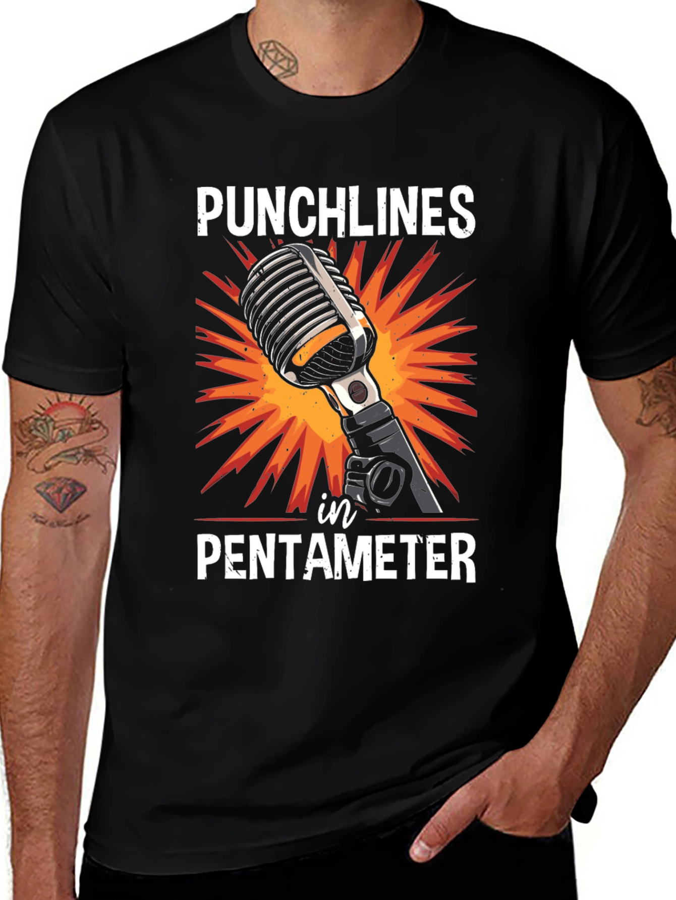 Variant 12 of Punchlines in Pentameter Graphic Tee