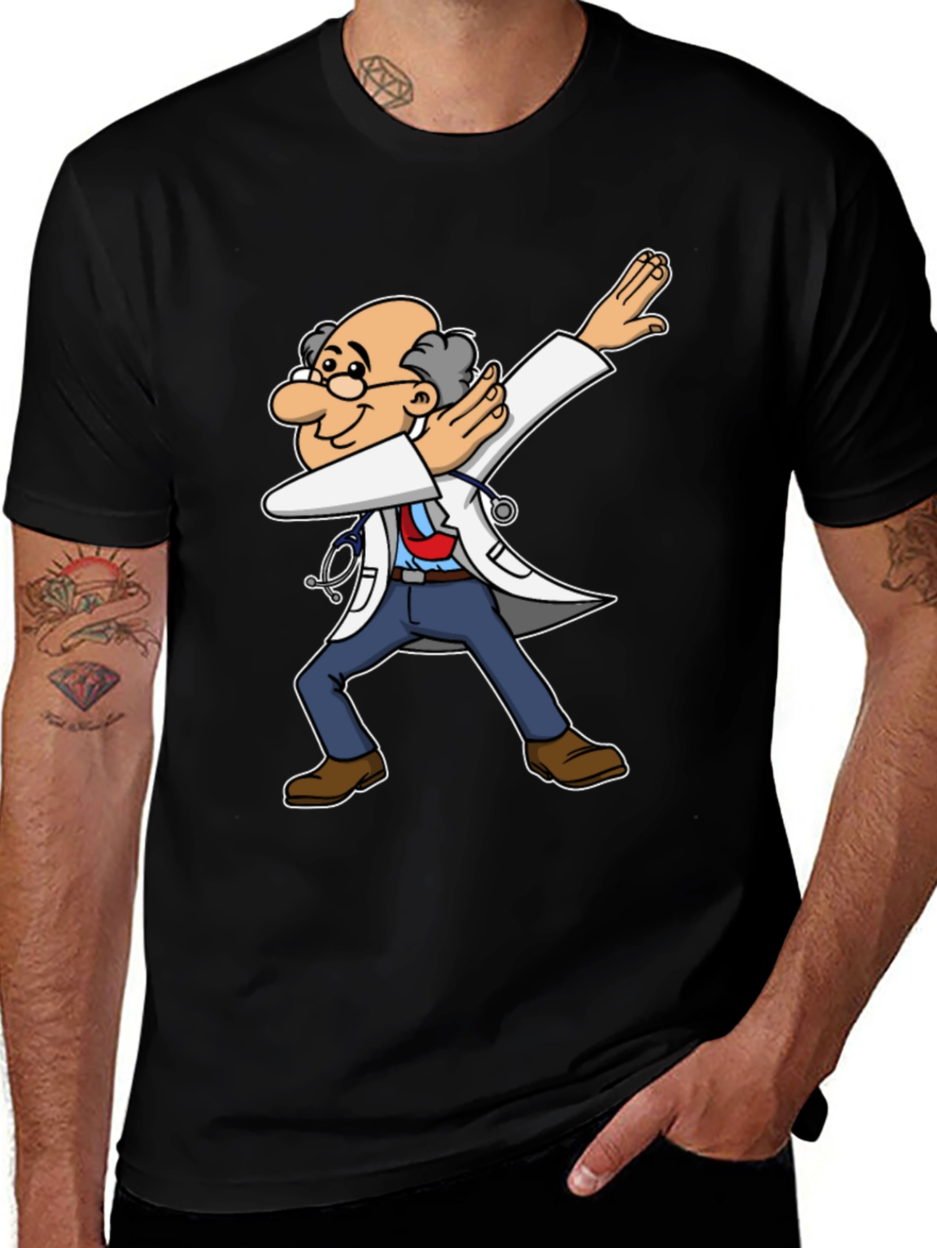 Variant 30 of Dabbing Doctor T-Shirt - Funny Medical Tee