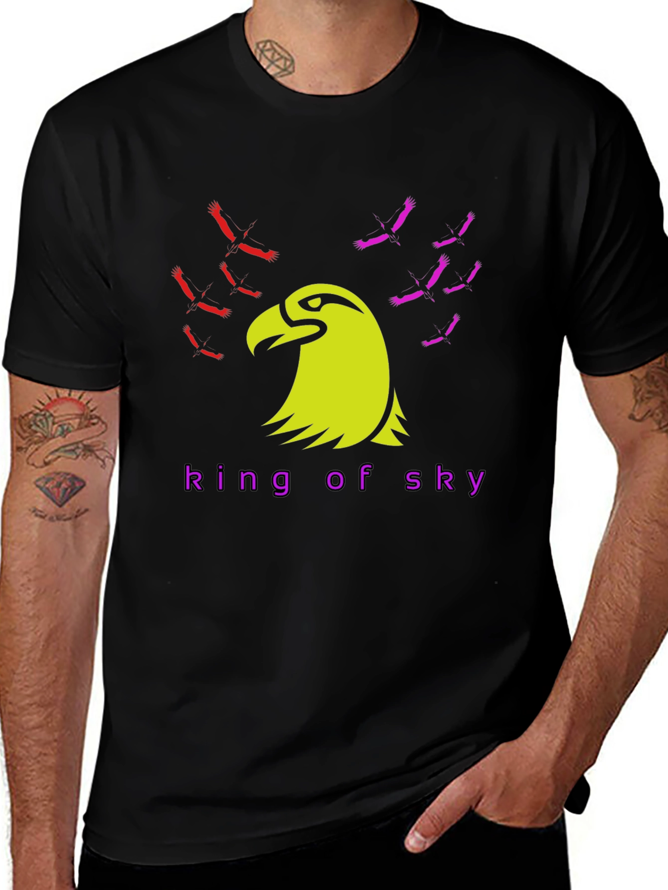 Variant 15 of King of Sky Eagle Graphic Print T-Shirt