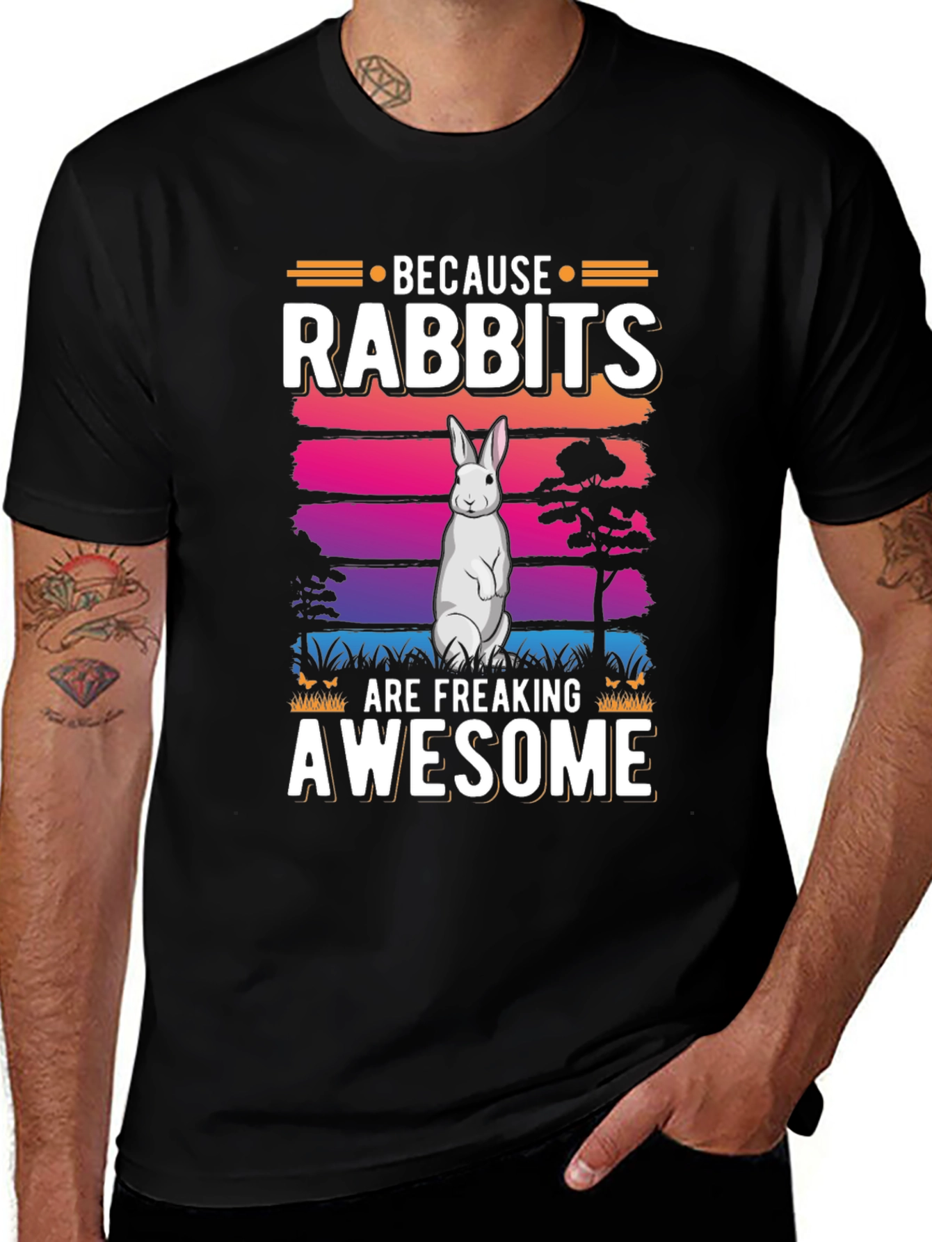 Variant 26 of Because Rabbits are Awesome T-Shirt
