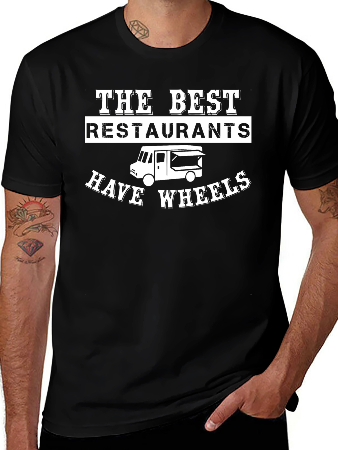 Variant 18 of The Best Restaurants Have Wheels T-Shirt