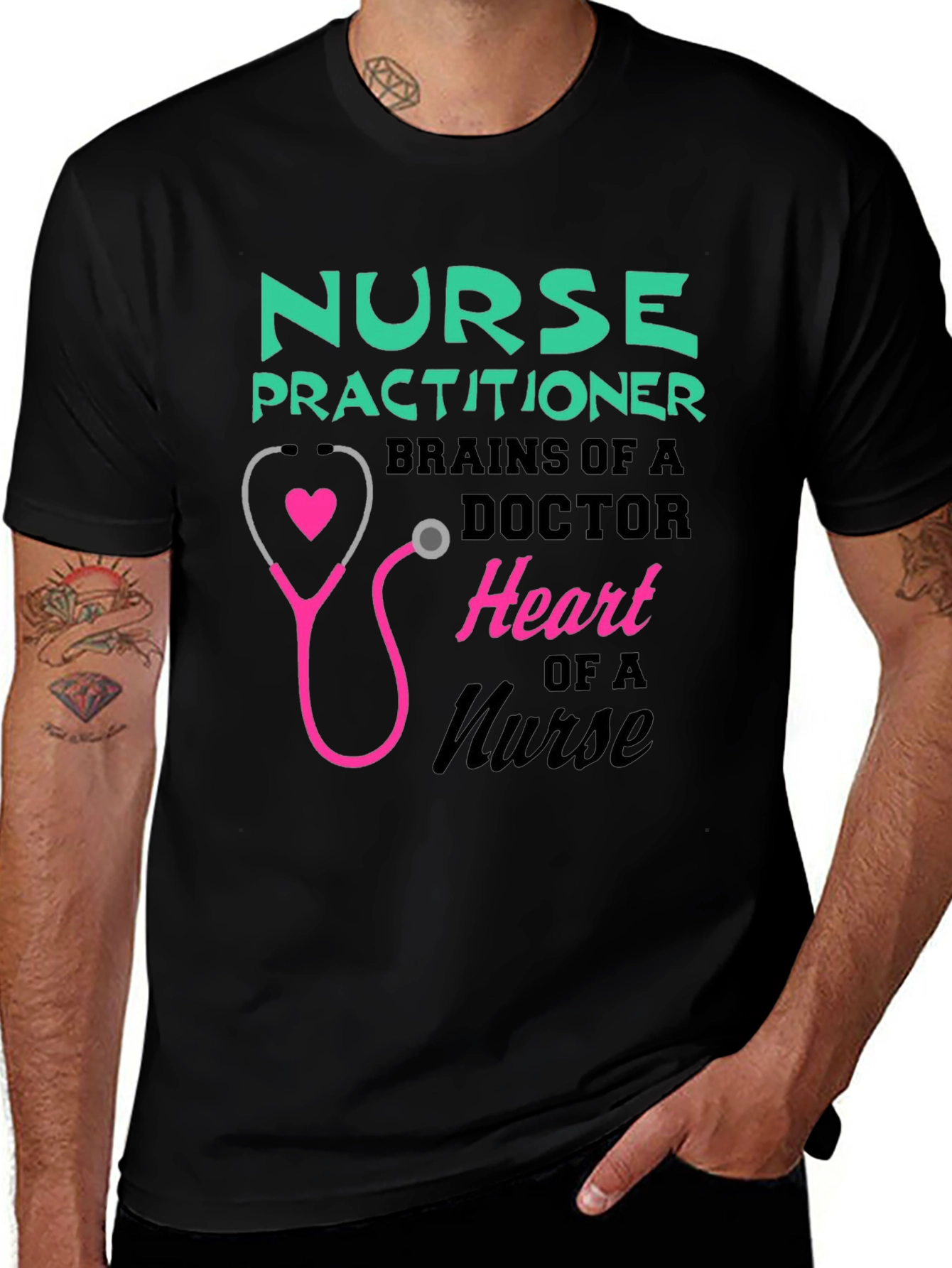 Variant 19 of Nurse Practitioner Heart T-Shirt