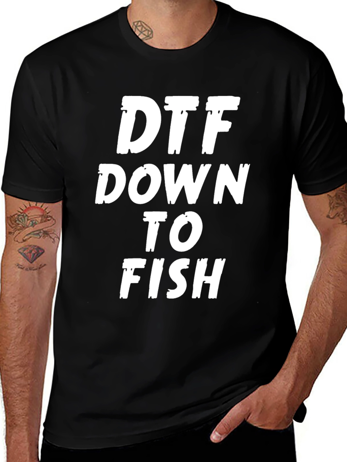 Variant 29 of DTF Down To Fish Men's Graphic Tee