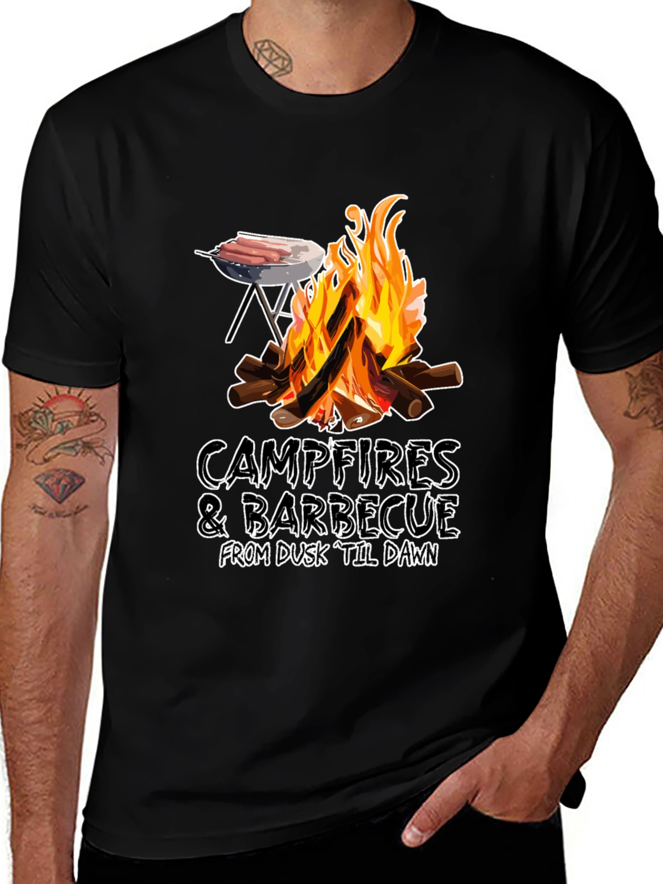 Variant 23 of Campfires & Barbecue T-Shirt