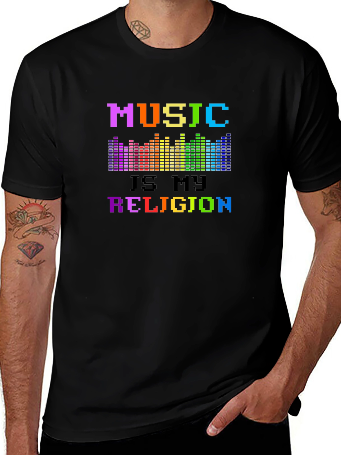 Variant 29 of Music is My Religion Graphic Tee