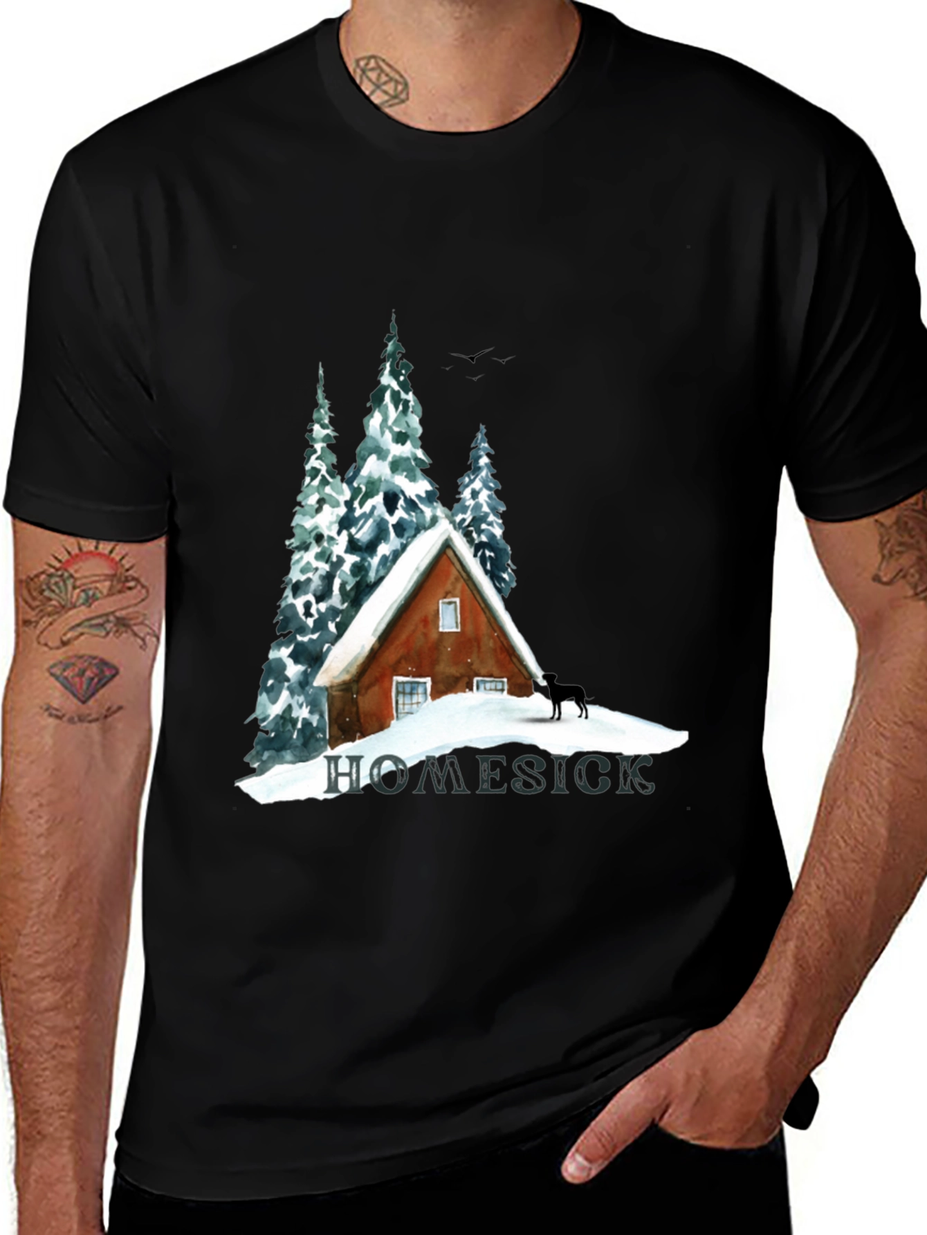 Variant 24 of Homesick Cabin T-Shirt