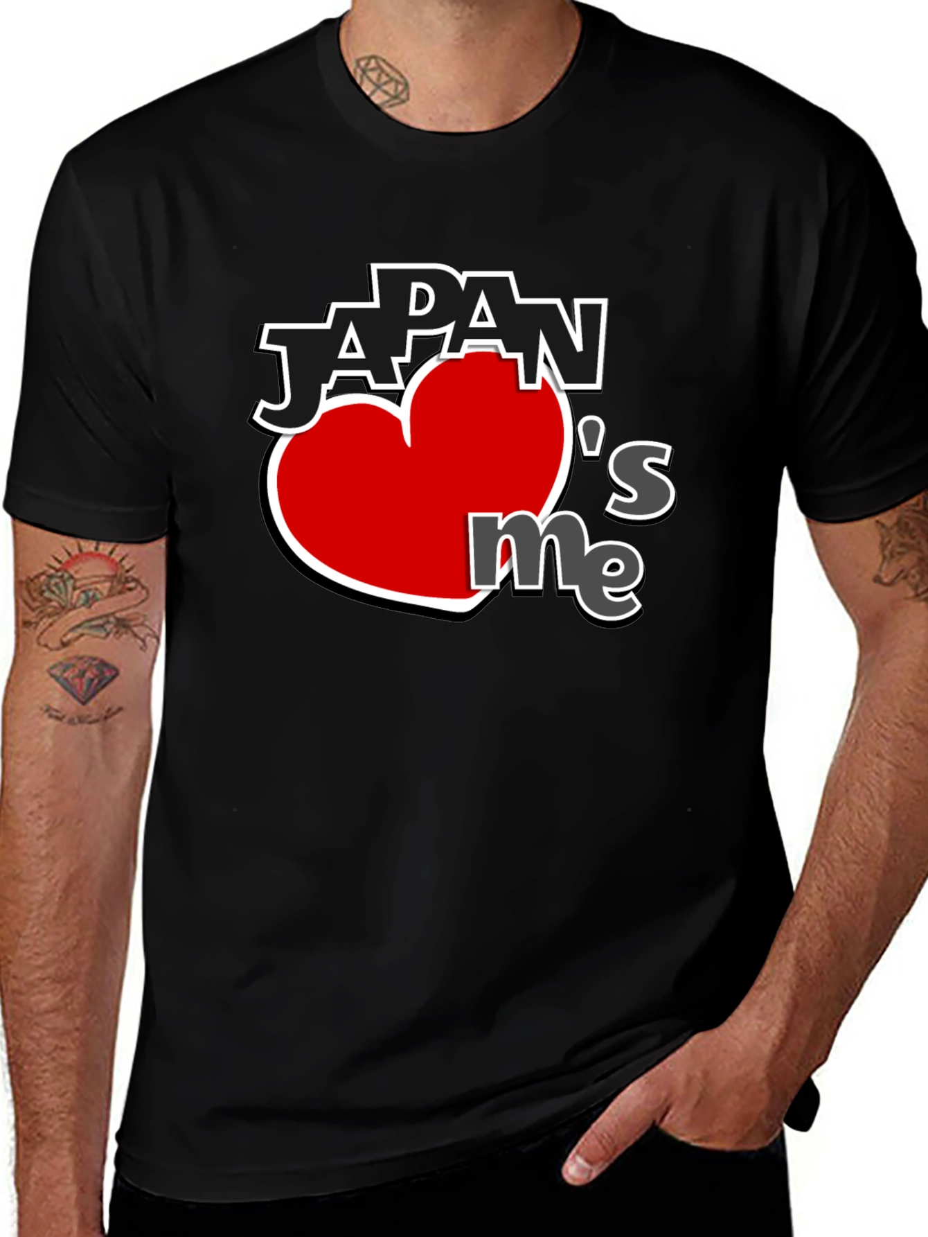 Variant 3 of Japan Loves Me Graphic Tee - Stylish Comfort