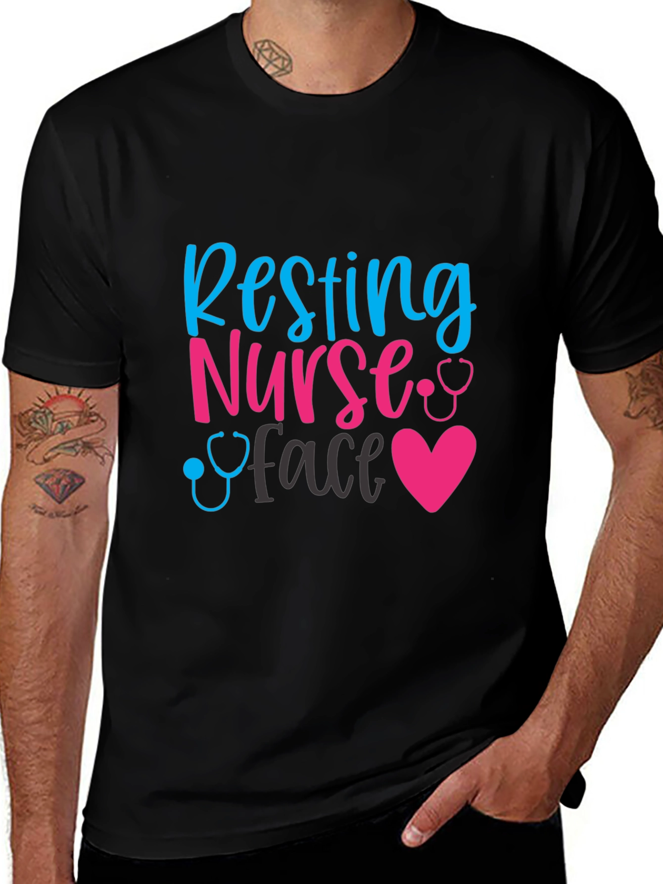 Resting Nurse Face T-Shirt, Funny Nurse Tee