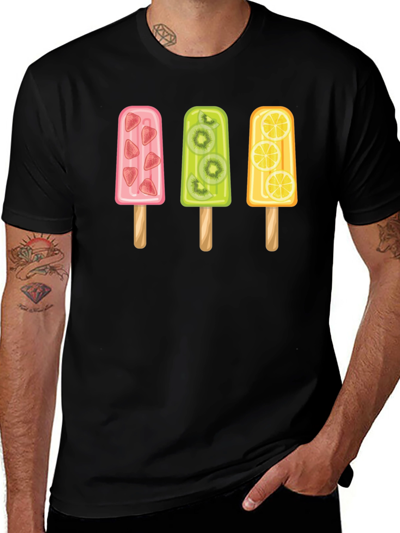 Fruit Popsicle T-Shirt - Summer Fun!