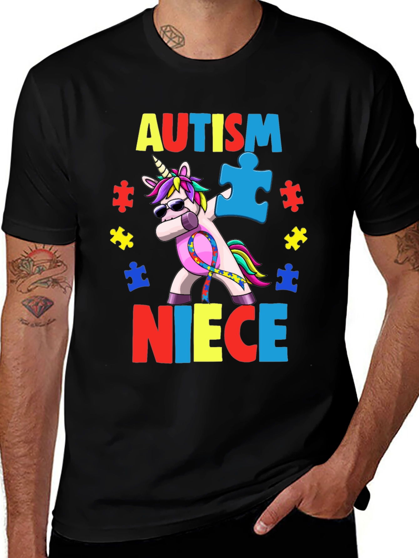 Variant 14 of Autism Niece Unicorn T-Shirt