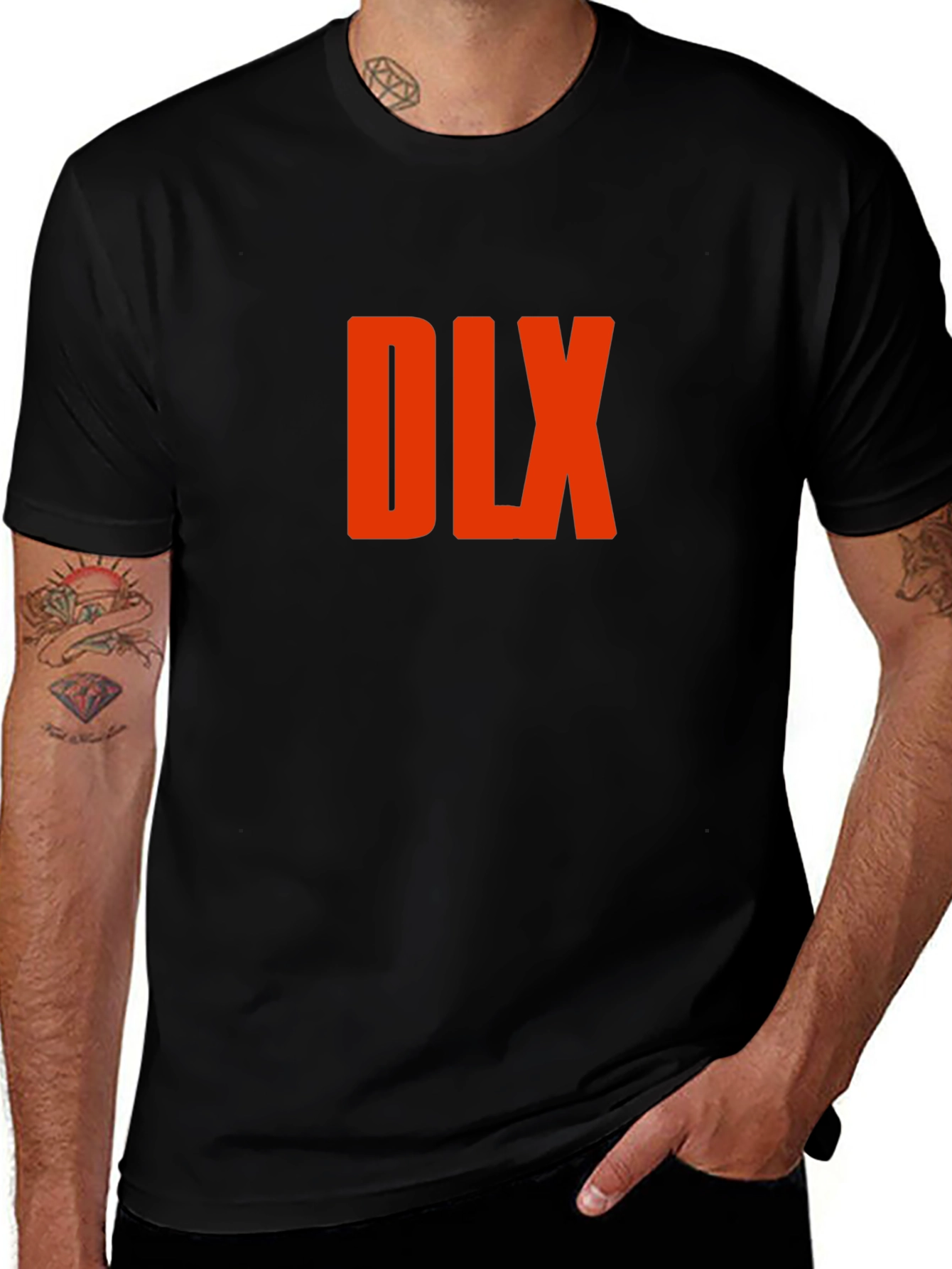 Variant 6 of DLX Bold Graphic Tee - Black