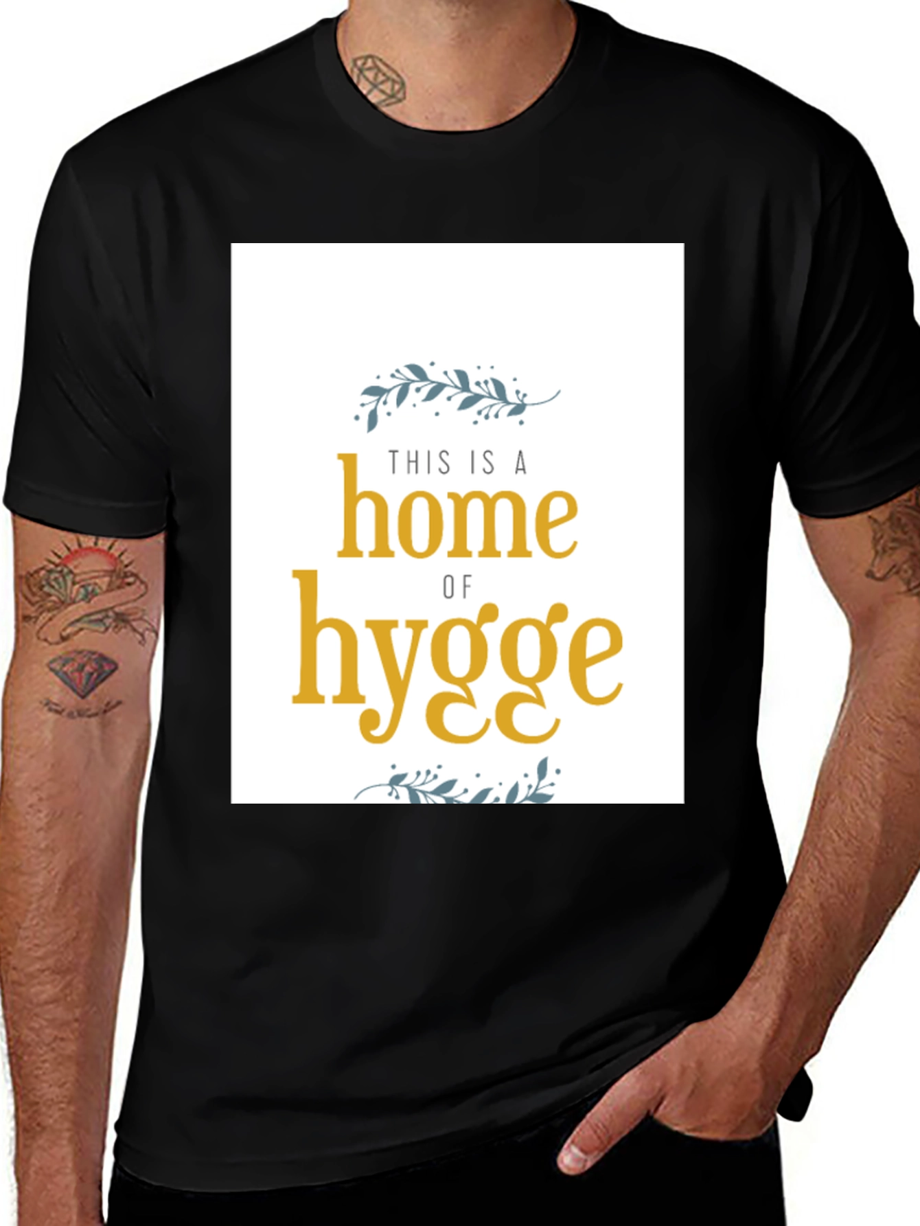 Home of Hygge Black T-Shirt