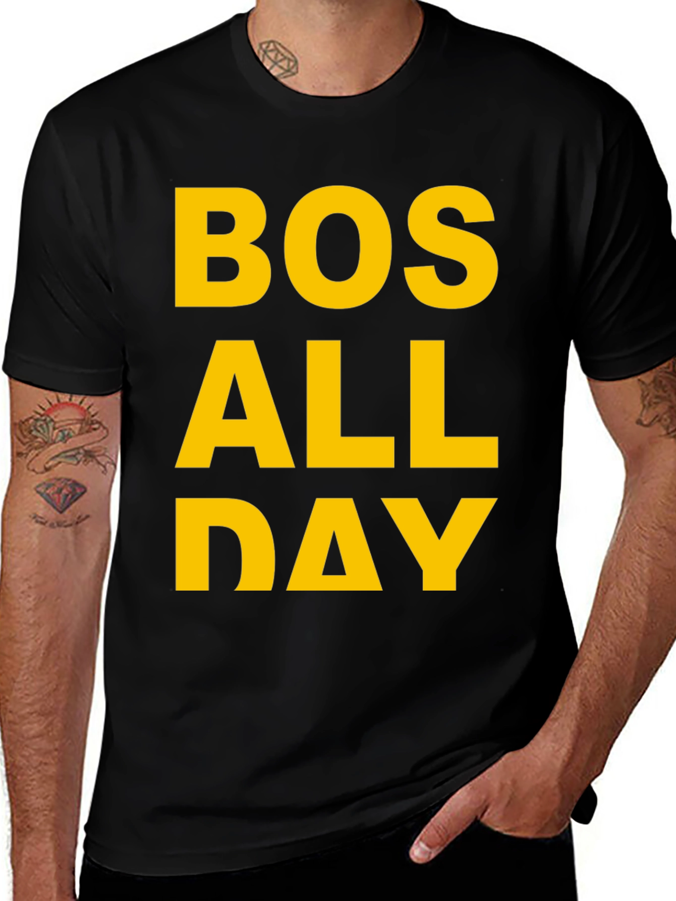 Variant 22 of BOS All Day Graphic Tee - Bold Statement T-Shirt
