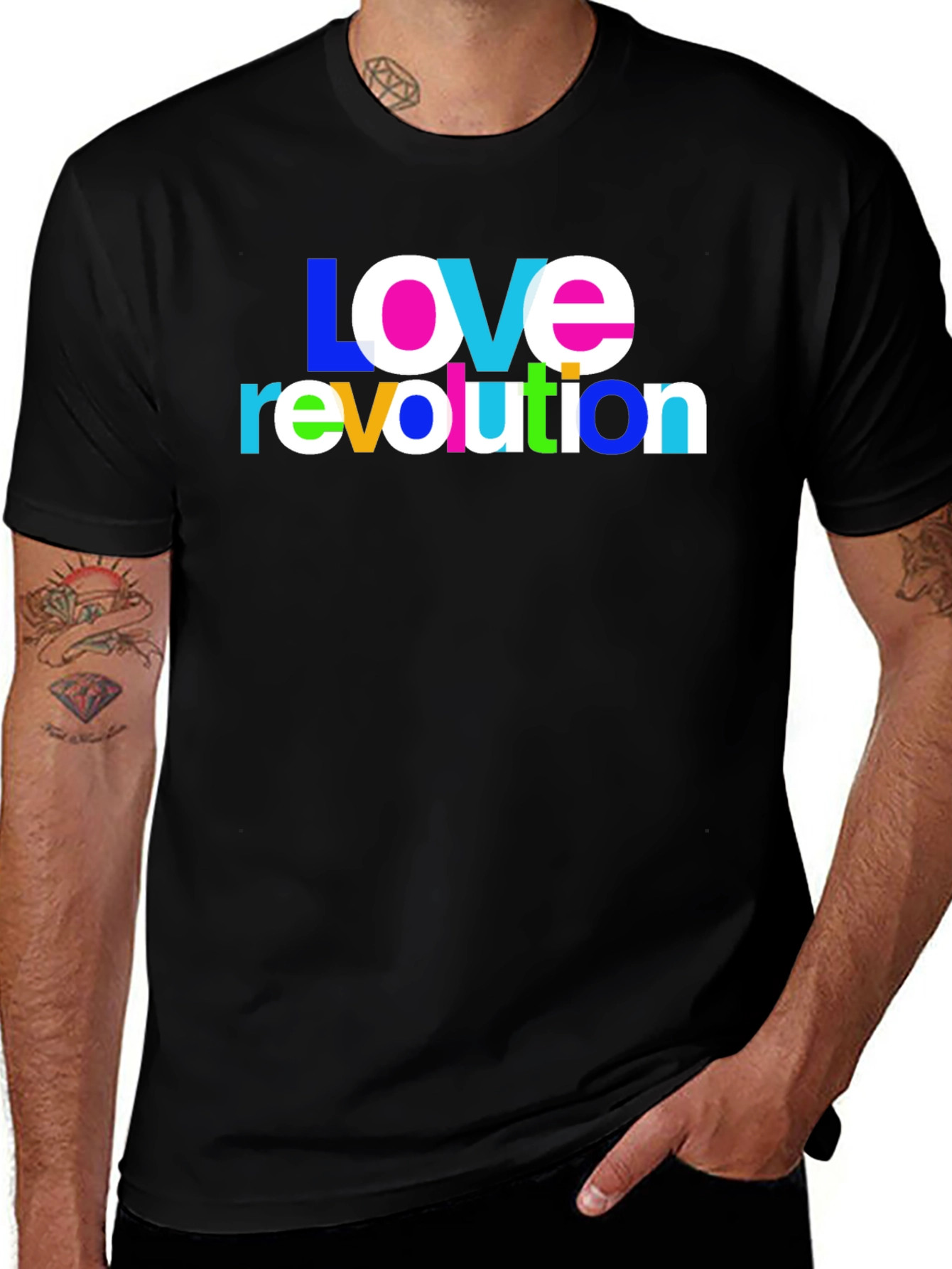Variant 28 of Love Revolution Graphic T-Shirt - Bold Statement Tee