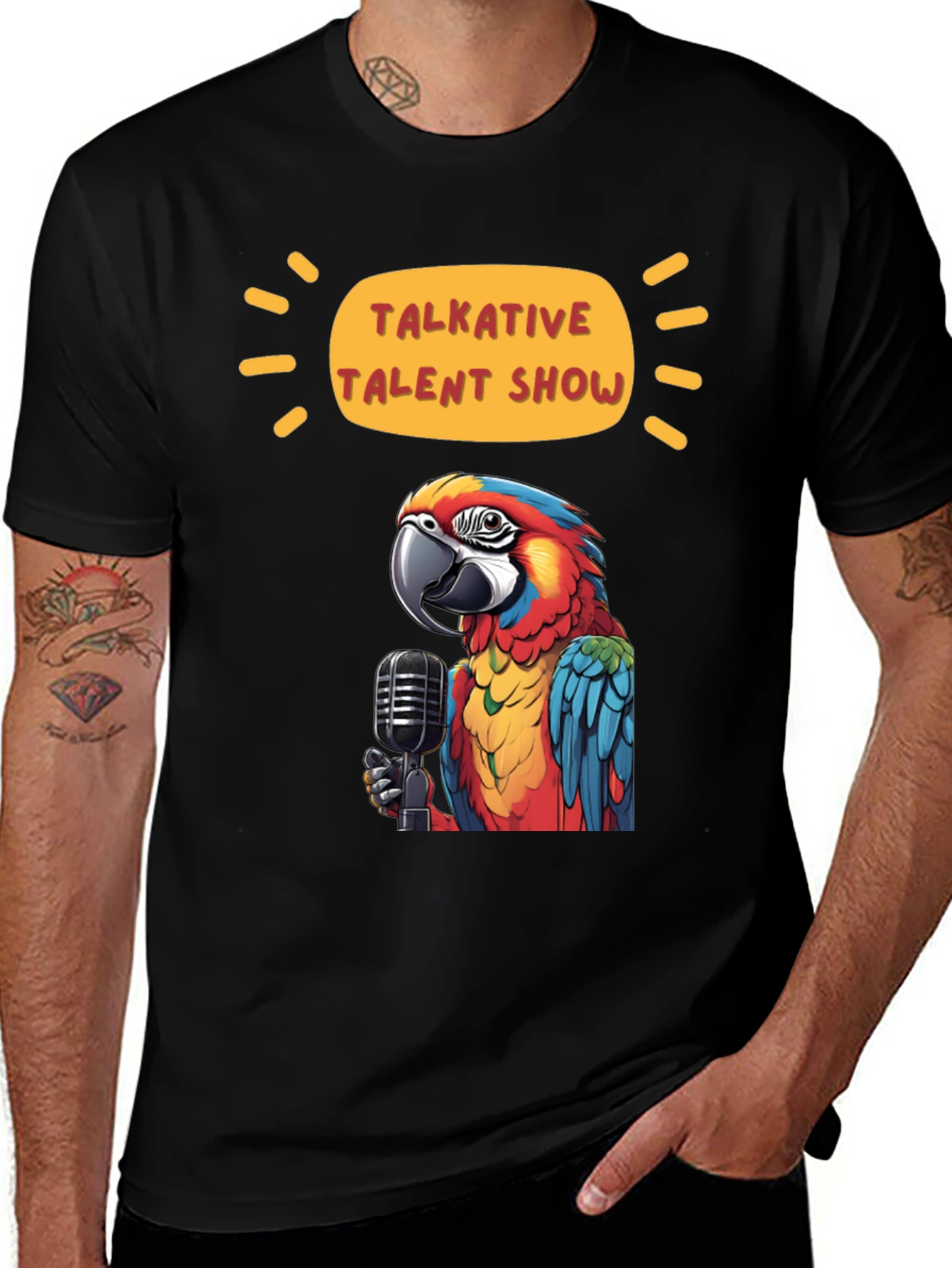 Talkative Talent Show Parrot T-Shirt