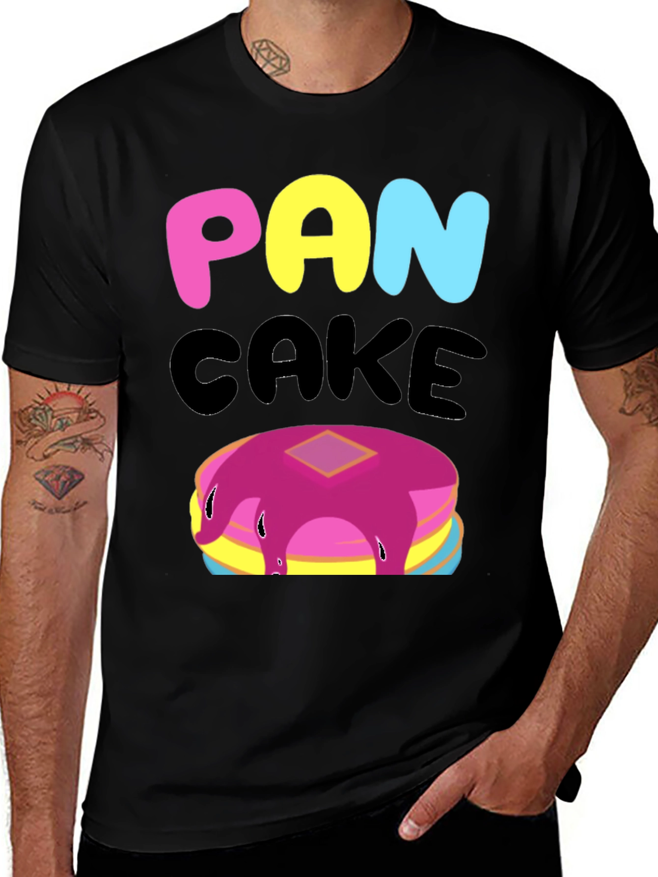 Variant 5 of Pan Cake T-Shirt - Fun and Unique Graphic Tee