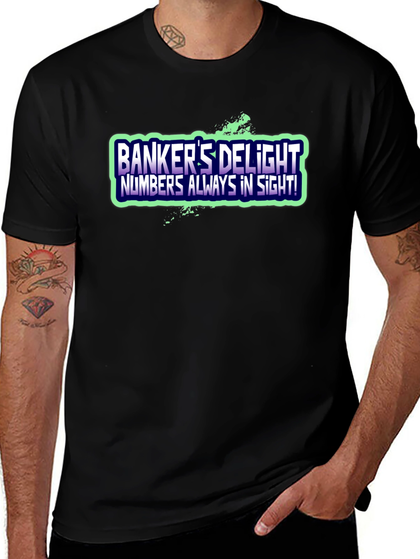 Banker's Delight Graphic Tee - Numbers Always In Sight