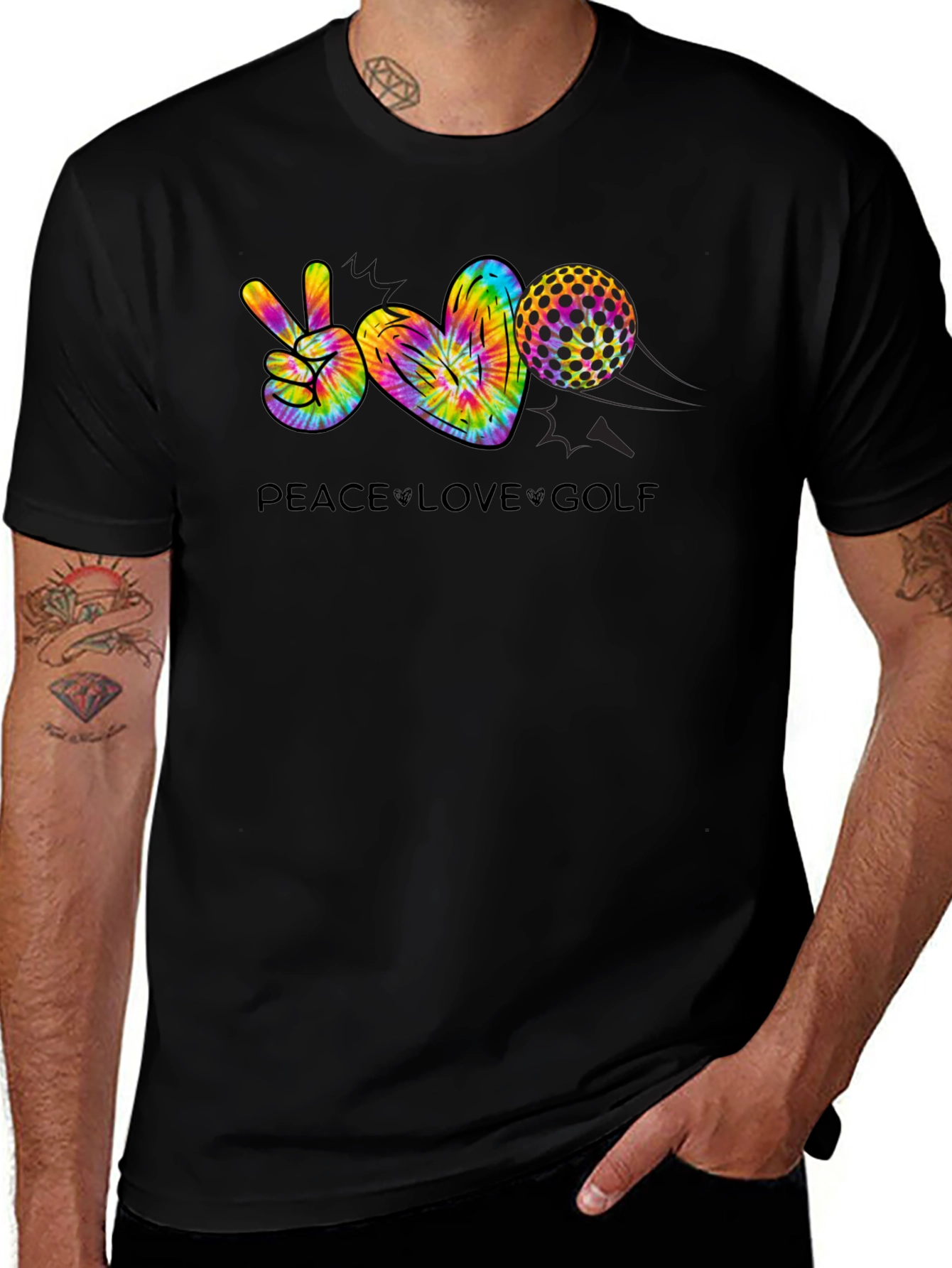 Variant 13 of Peace Love Golf T-Shirt