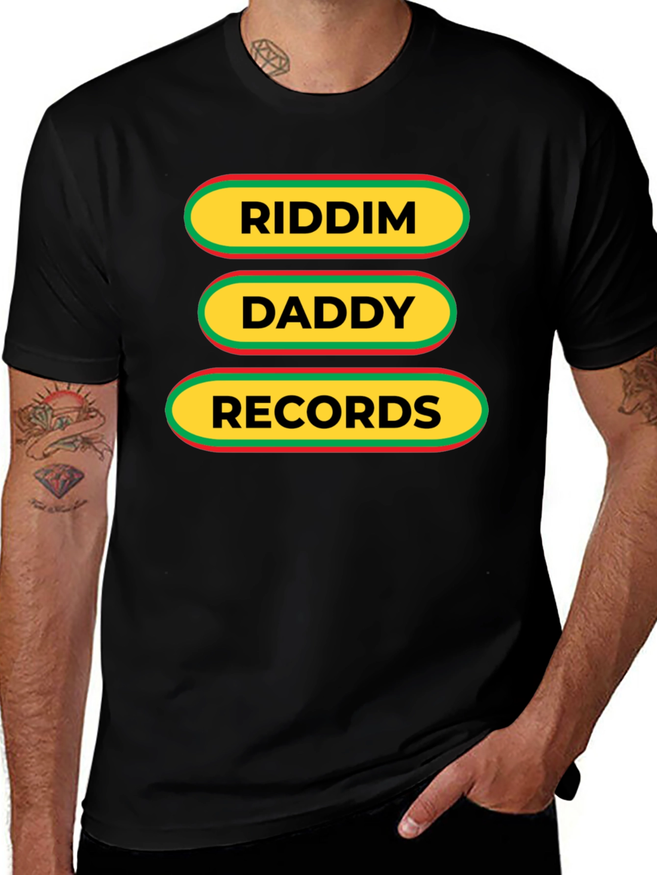 Riddim Daddy Records T-Shirt - Black