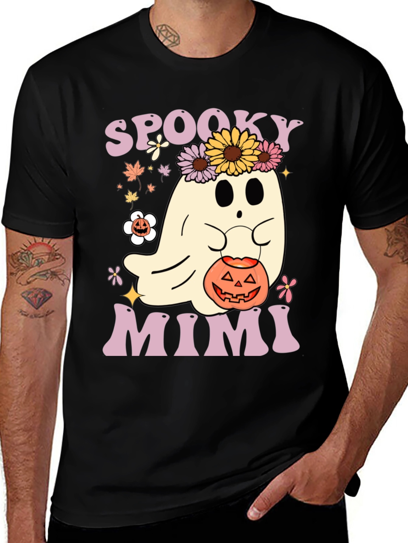 Variant 12 of Spooky Mimi Halloween Graphic T-Shirt