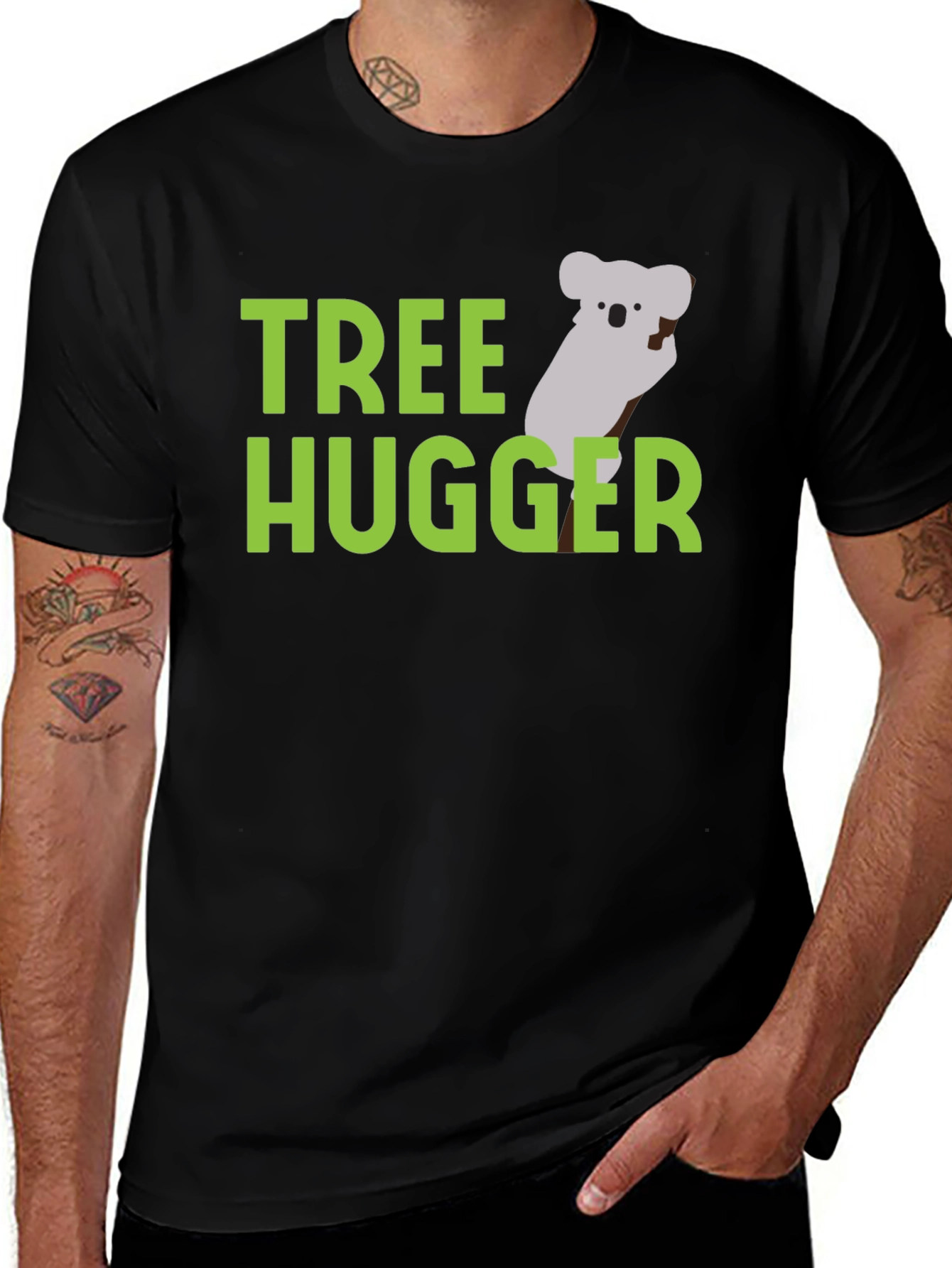 Variant 12 of Tree Hugger Koala Graphic T-Shirt