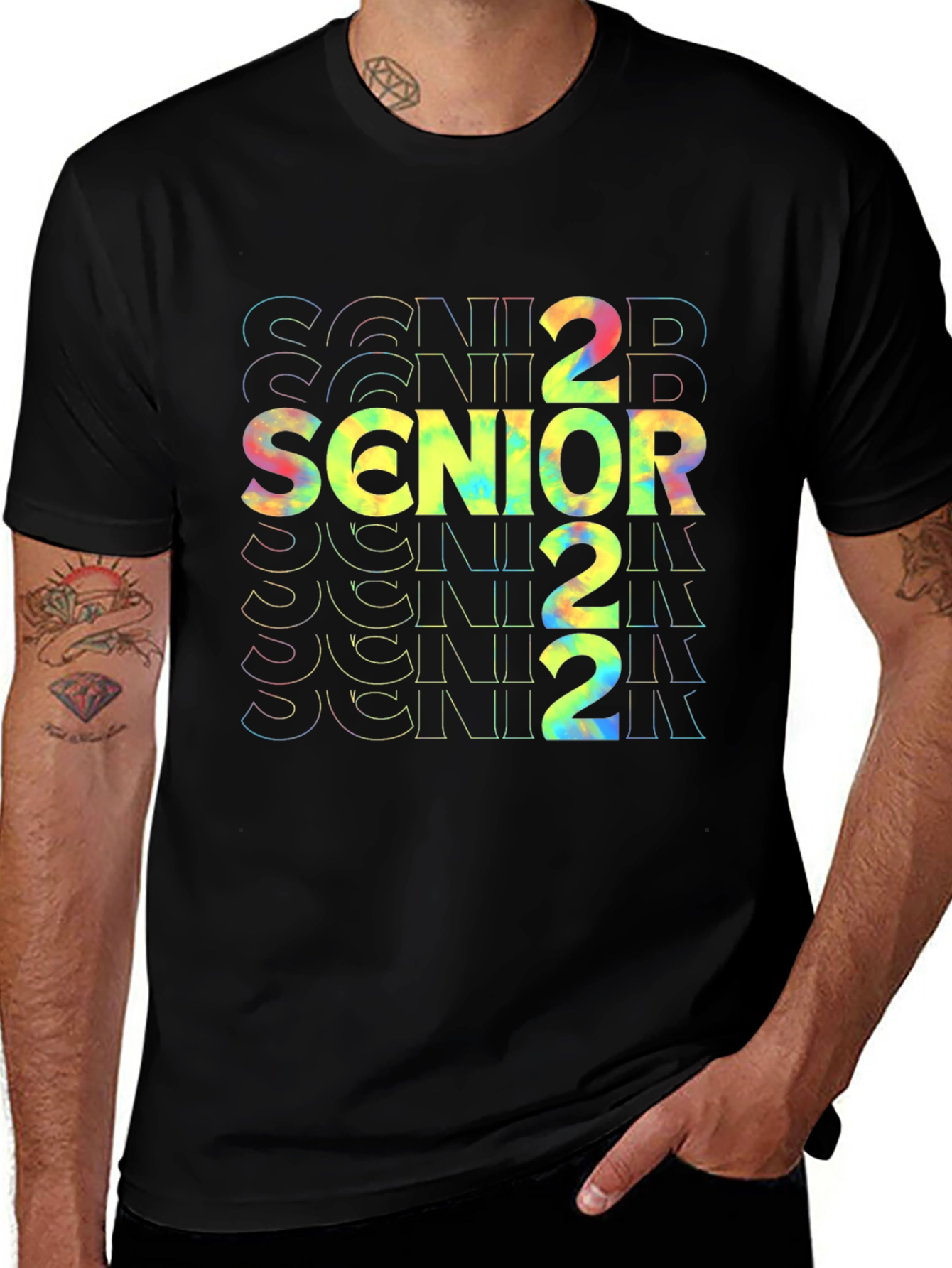 Senior 2023 Tie Dye T-Shirt - Graduation Pride!