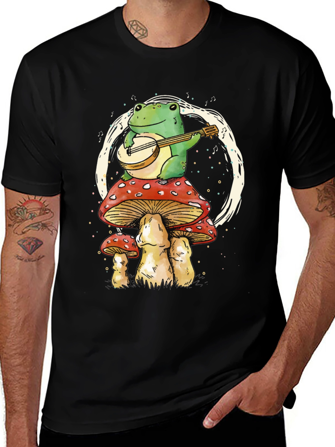 Variant 10 of Frog on Mushroom T-Shirt