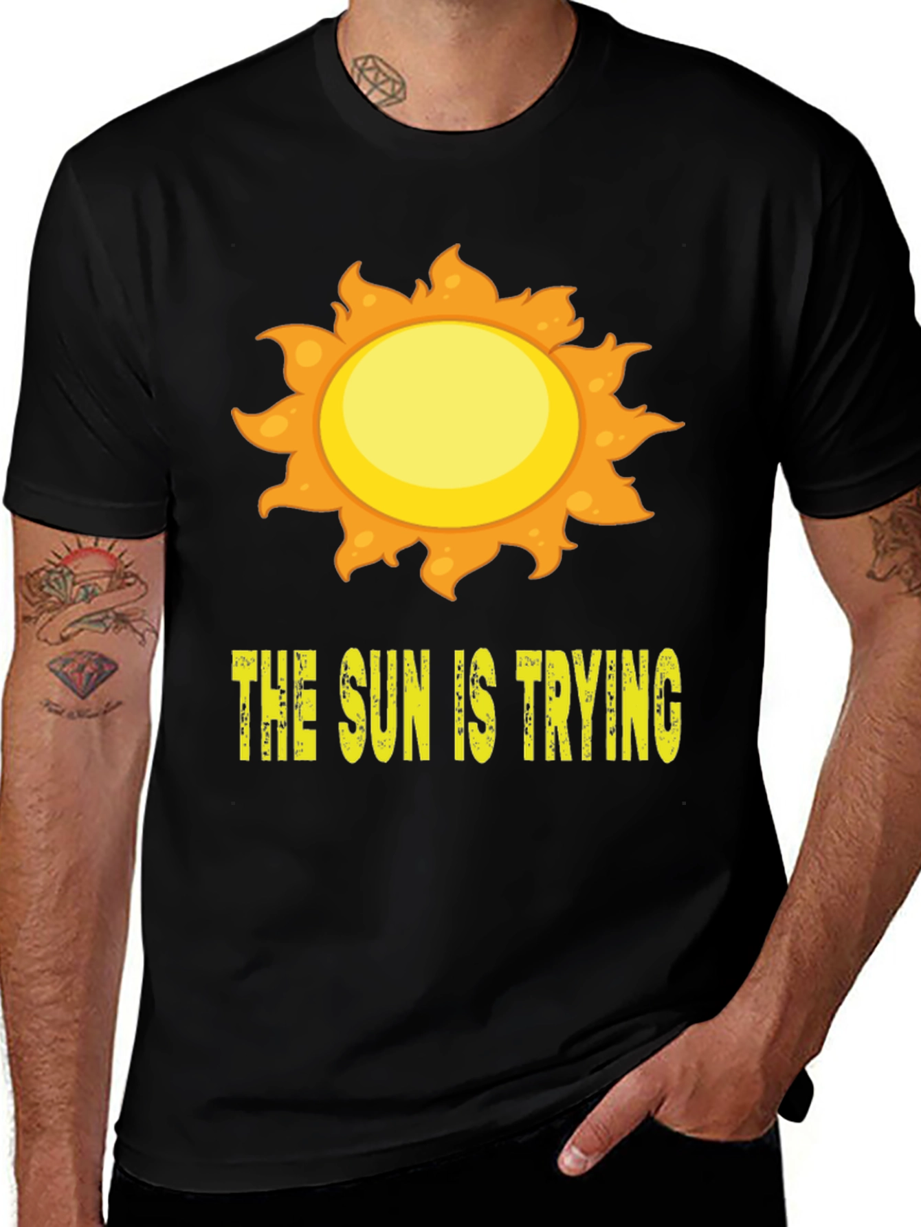 Variant 25 of The Sun Is Trying Graphic Tee