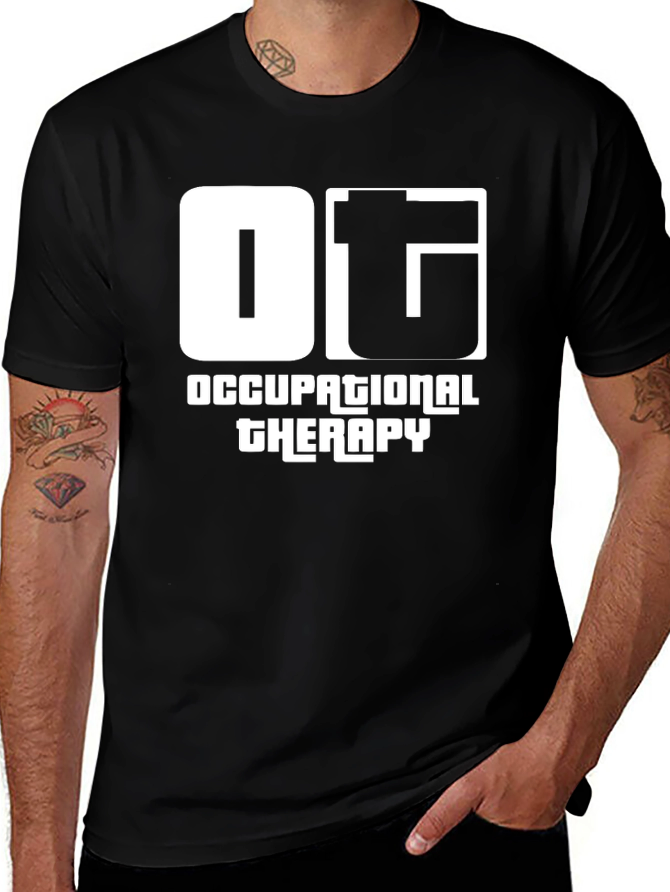 Occupational Therapy OT Tee - Black