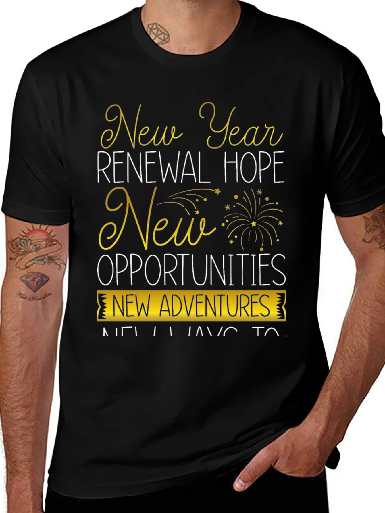 New Year, Renewal, Hope T-Shirt - New Adventures