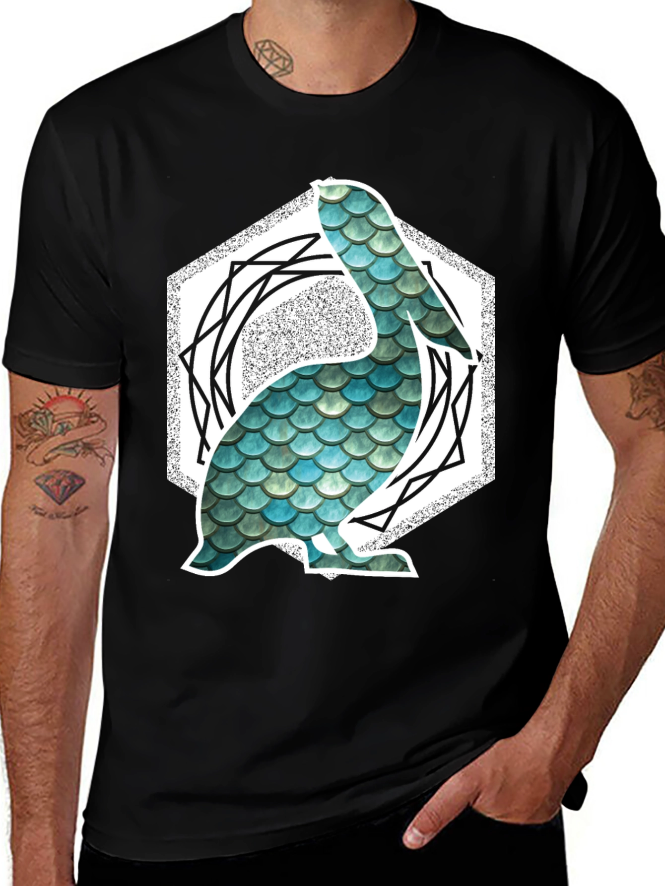 Variant 29 of Scales Pelican Graphic Tee