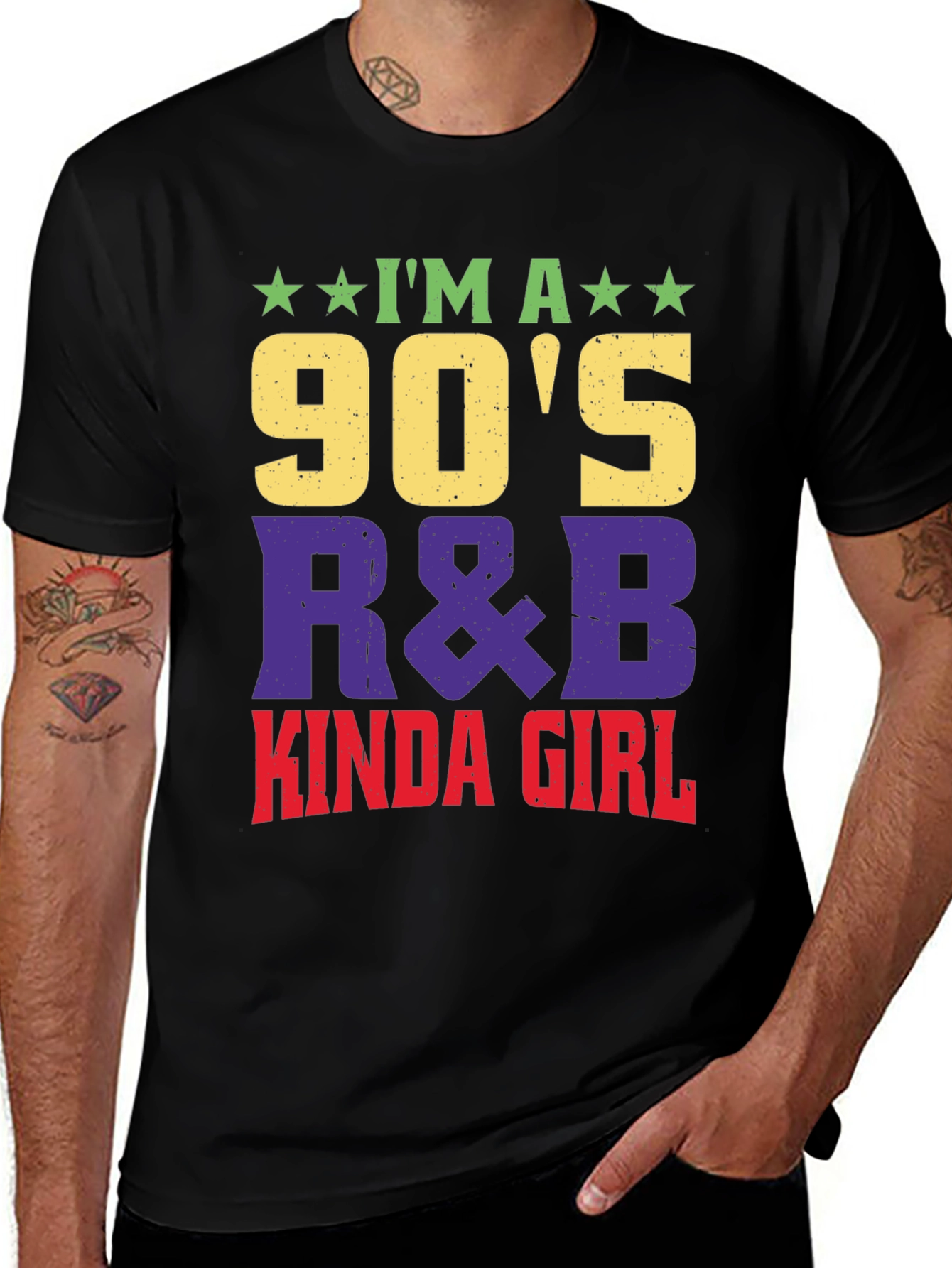 Variant 17 of 90's R&B Kinda Girl Graphic Tee