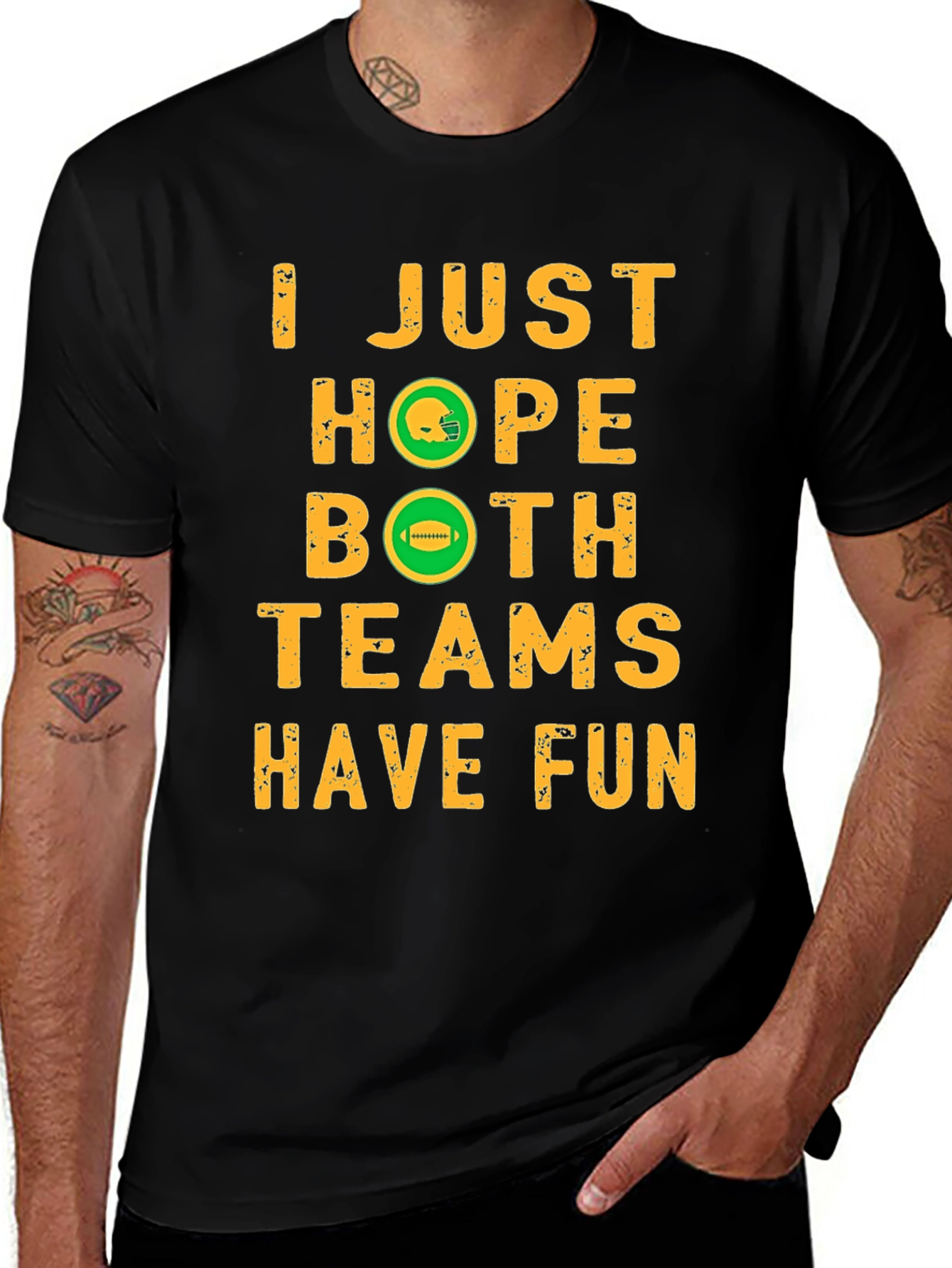 Variant 2 of I Just Hope Both Teams Have Fun T-Shirt