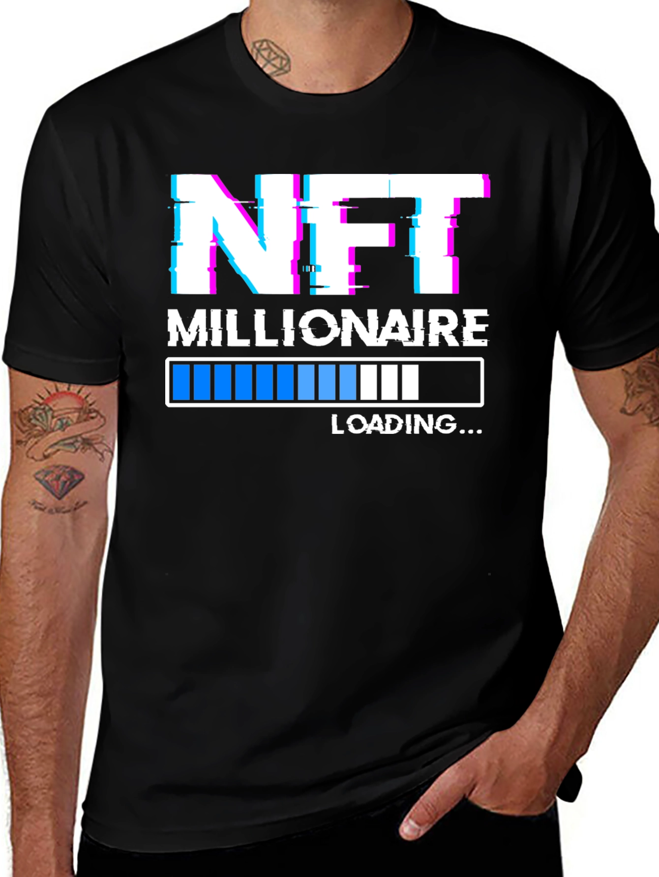 NFT Millionaire Loading T-Shirt - Crypto Fashion