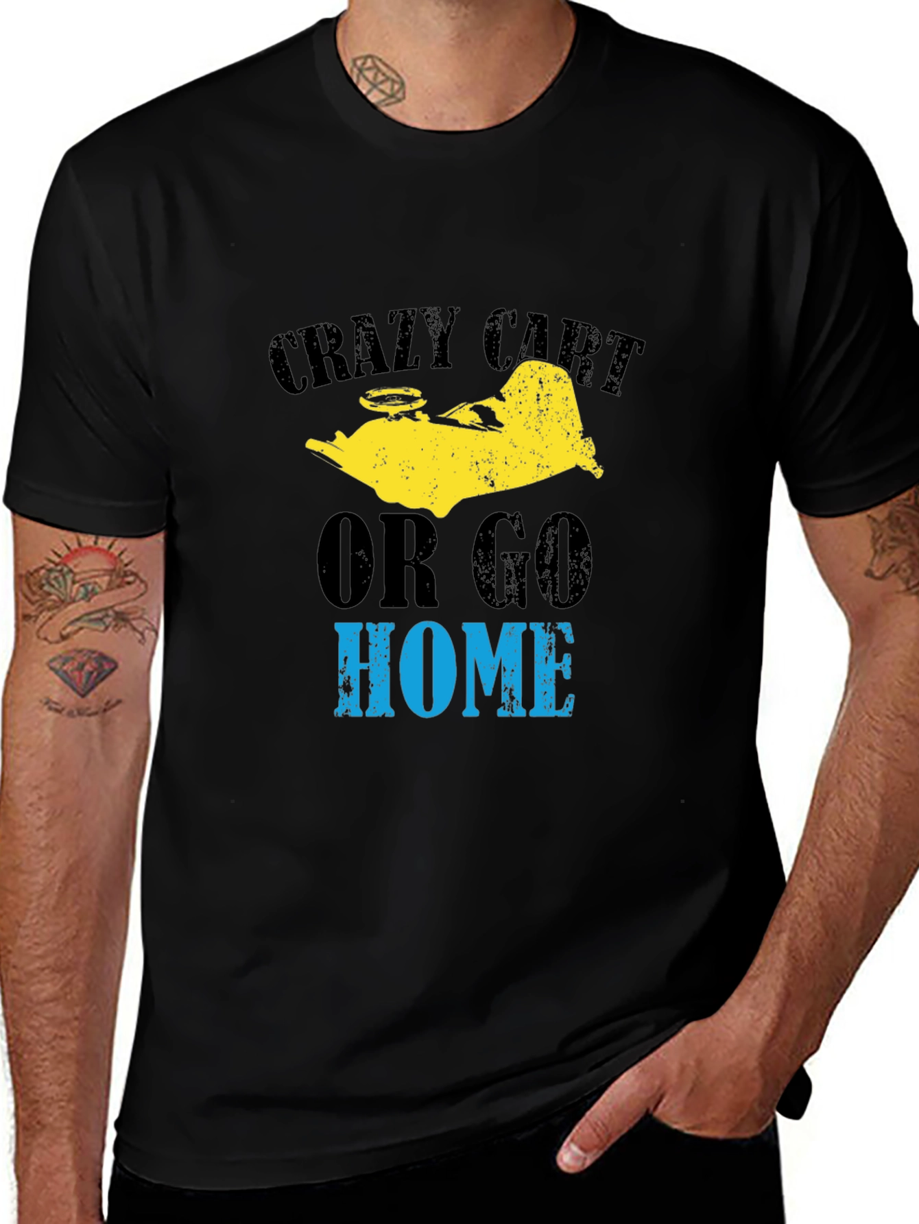 Variant 11 of Crazy Cart or Go Home Tee