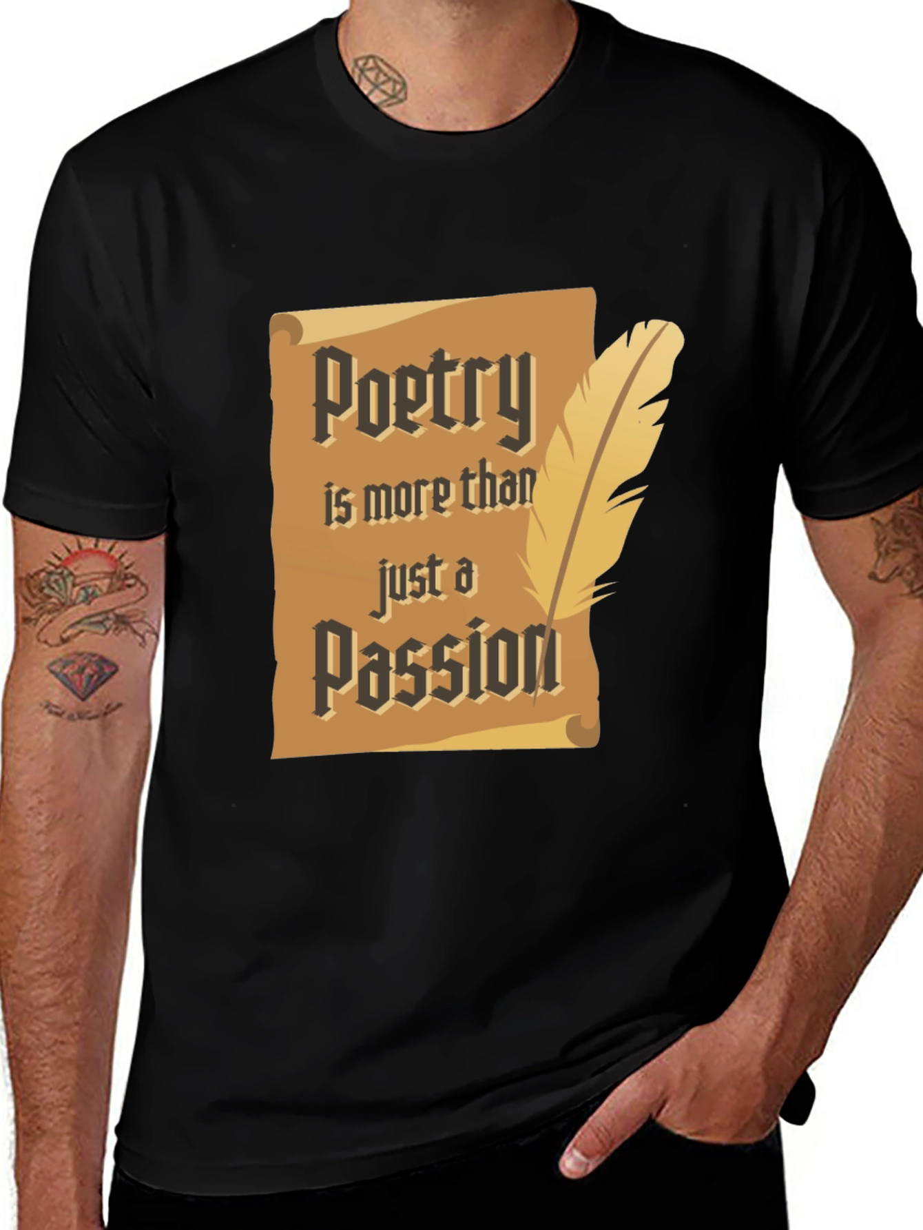 Variant 16 of Poetry is More Than a Passion T-Shirt