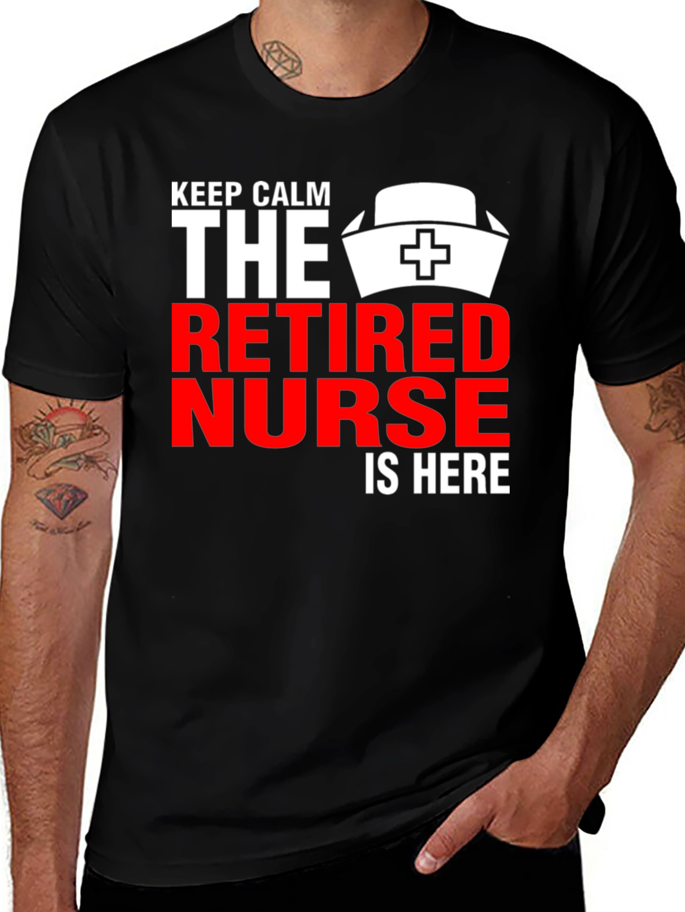 Retired Nurse T-Shirt: Keep Calm