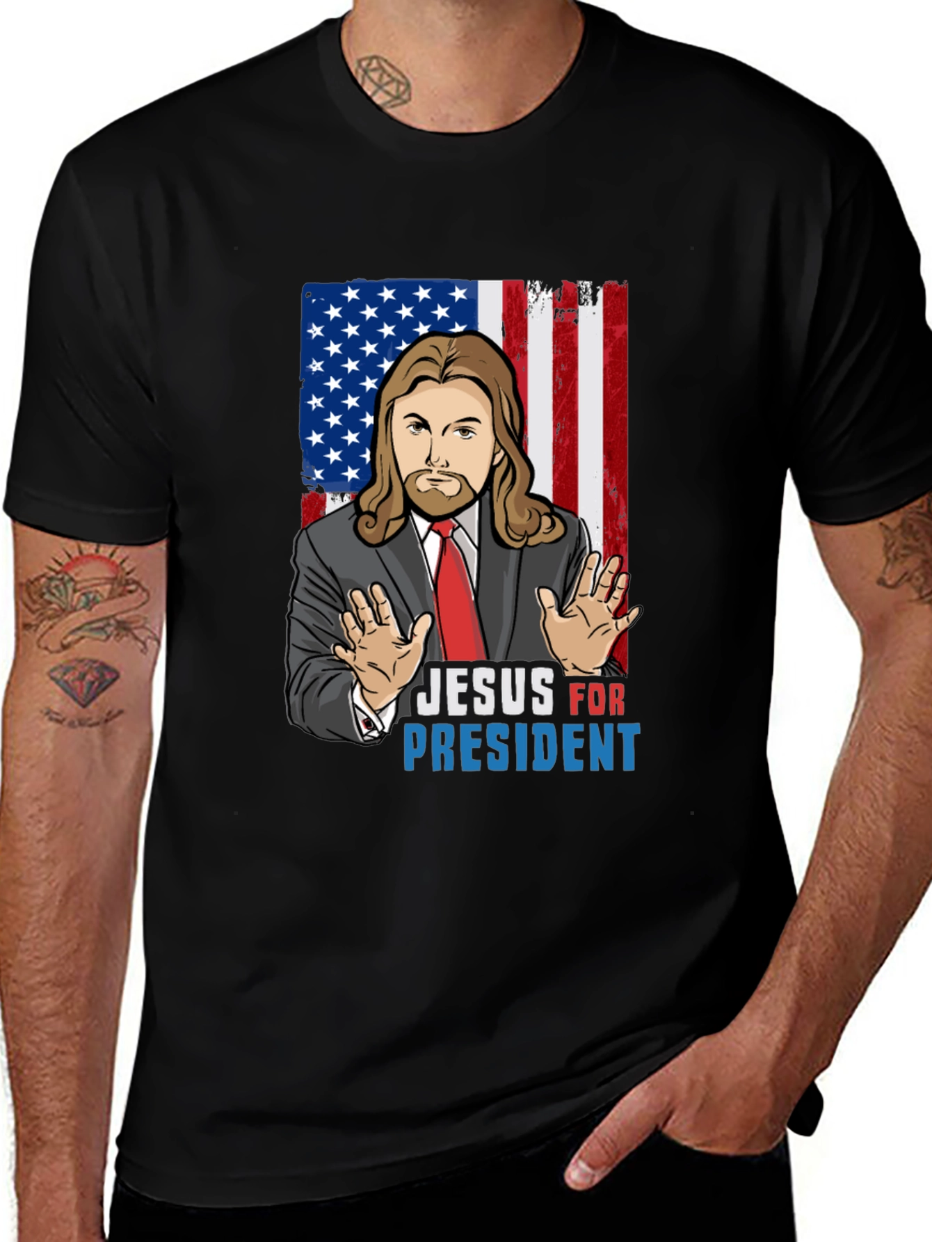 Jesus for President Graphic T-Shirt
