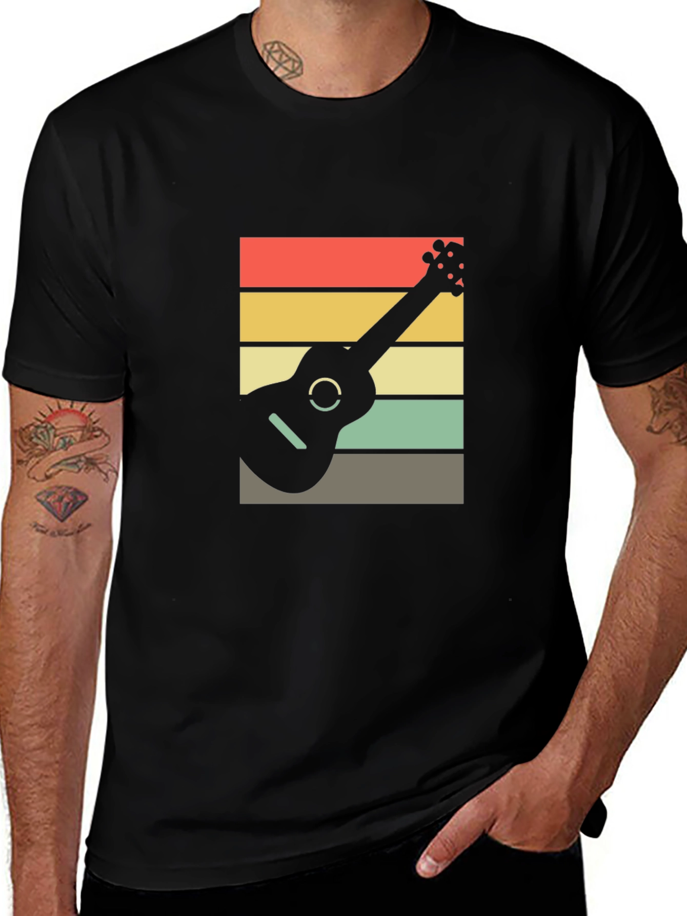 Variant 3 of Retro Ukulele T-Shirt - Cool Musical Tee