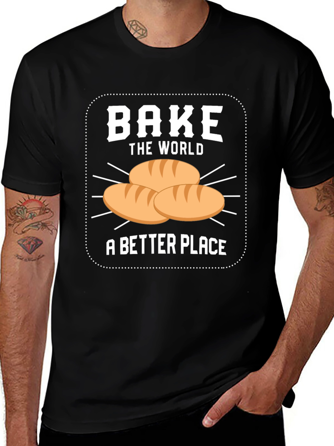 Variant 15 of Bake the World T-Shirt - Funny Baking Lover Tee